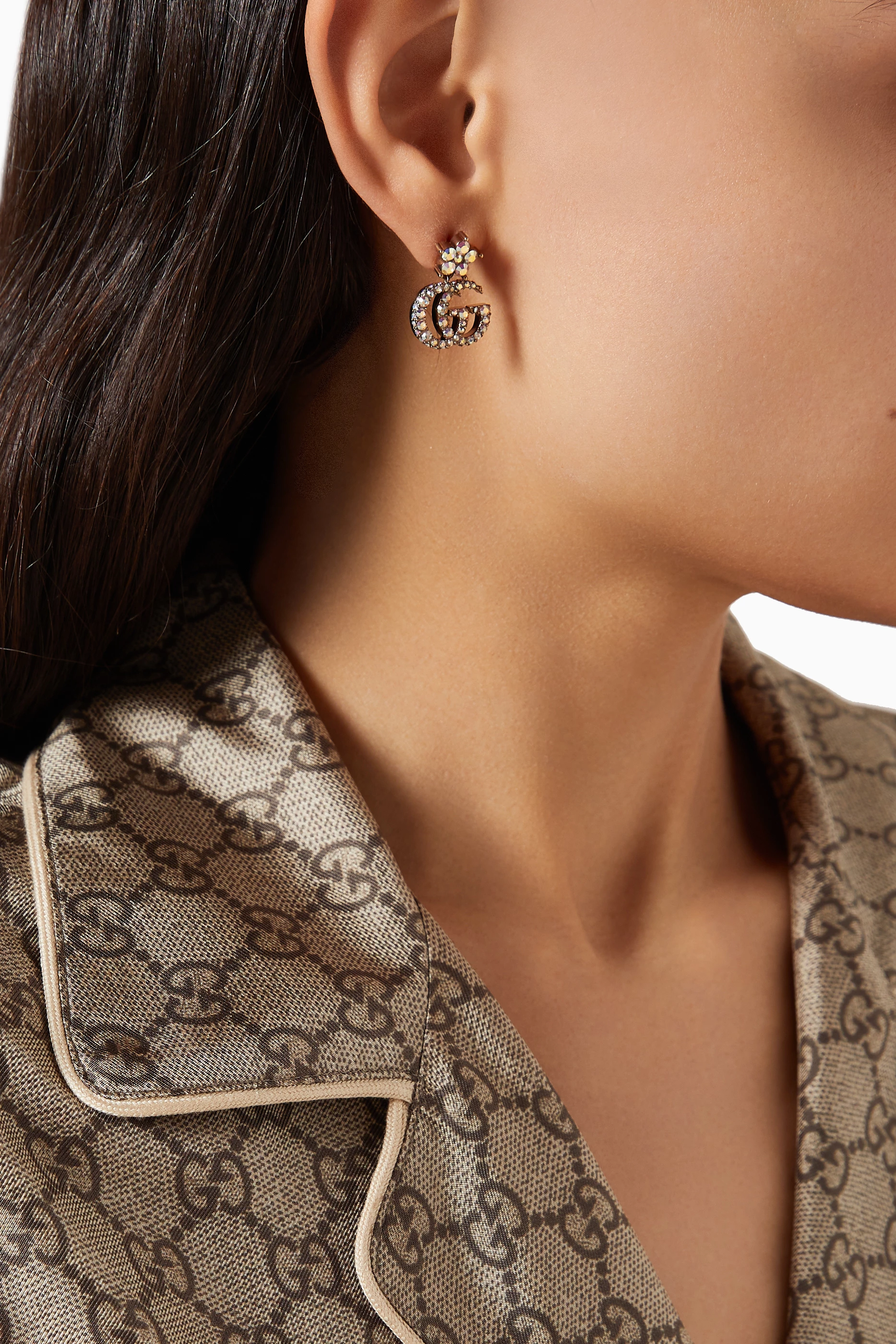 【GUCCI★グッチ】DOUBLE G EARRINGS Gucci Releases Double G Clip-On Earring in Gold | Hypebae