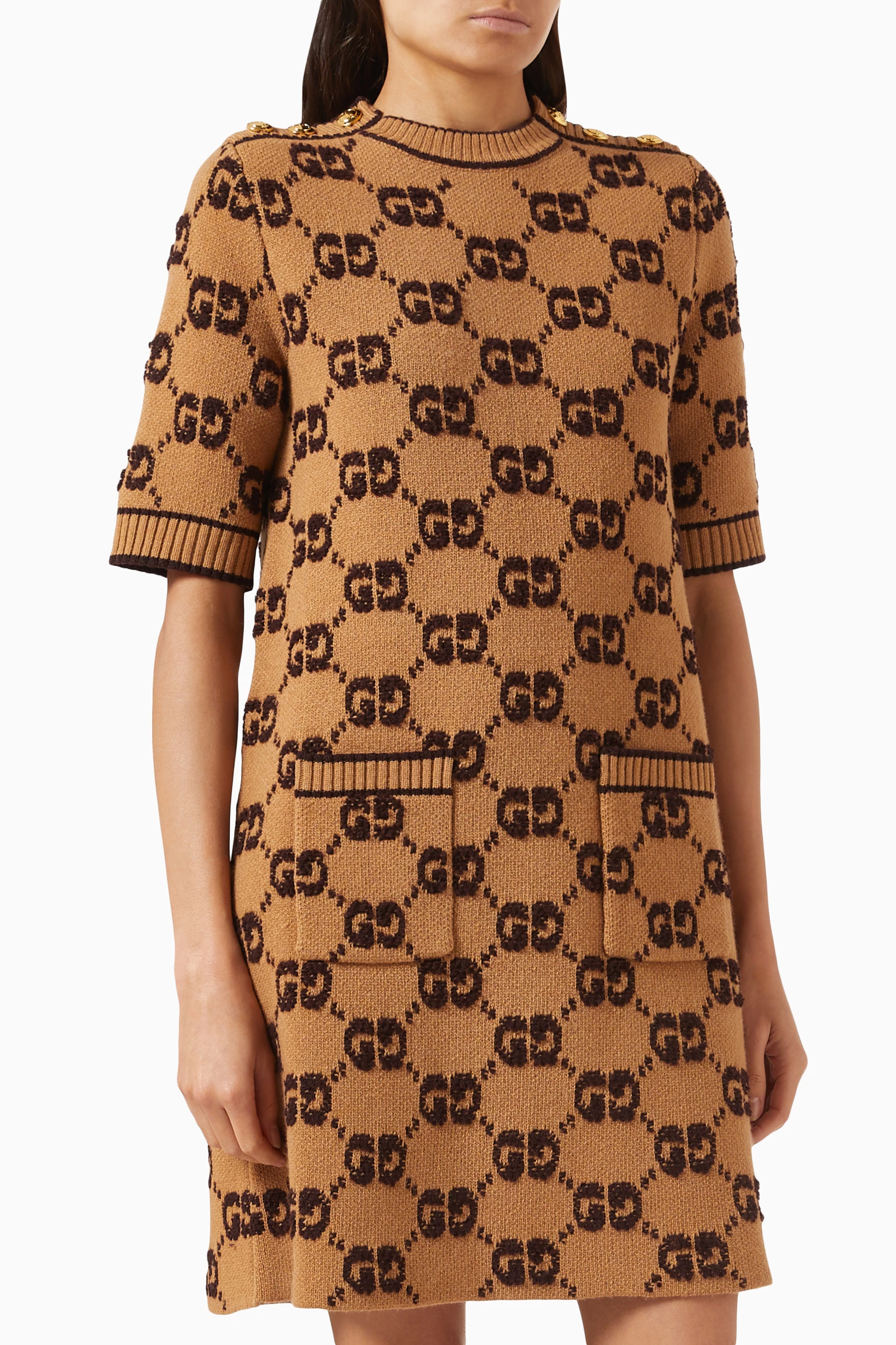 brown gucci dress Brown Plaid Sleeveless Maxi Dress main image 1