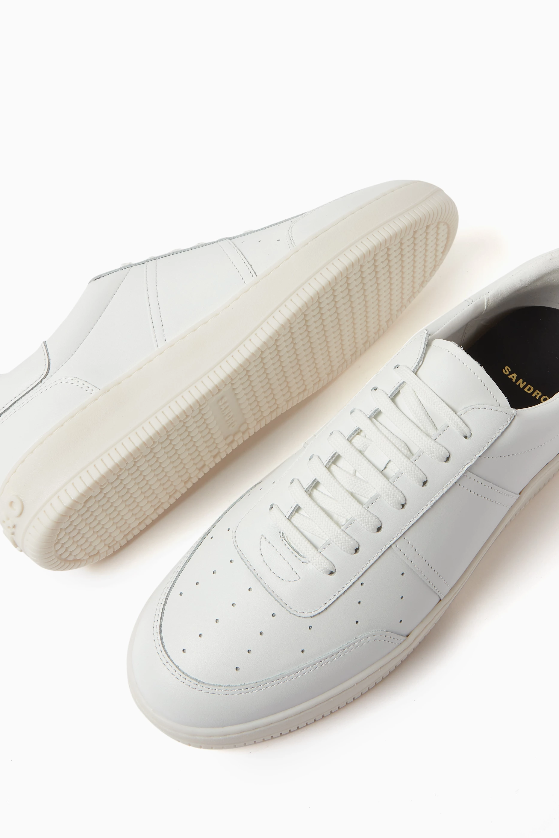 Sandro white sneakers deals