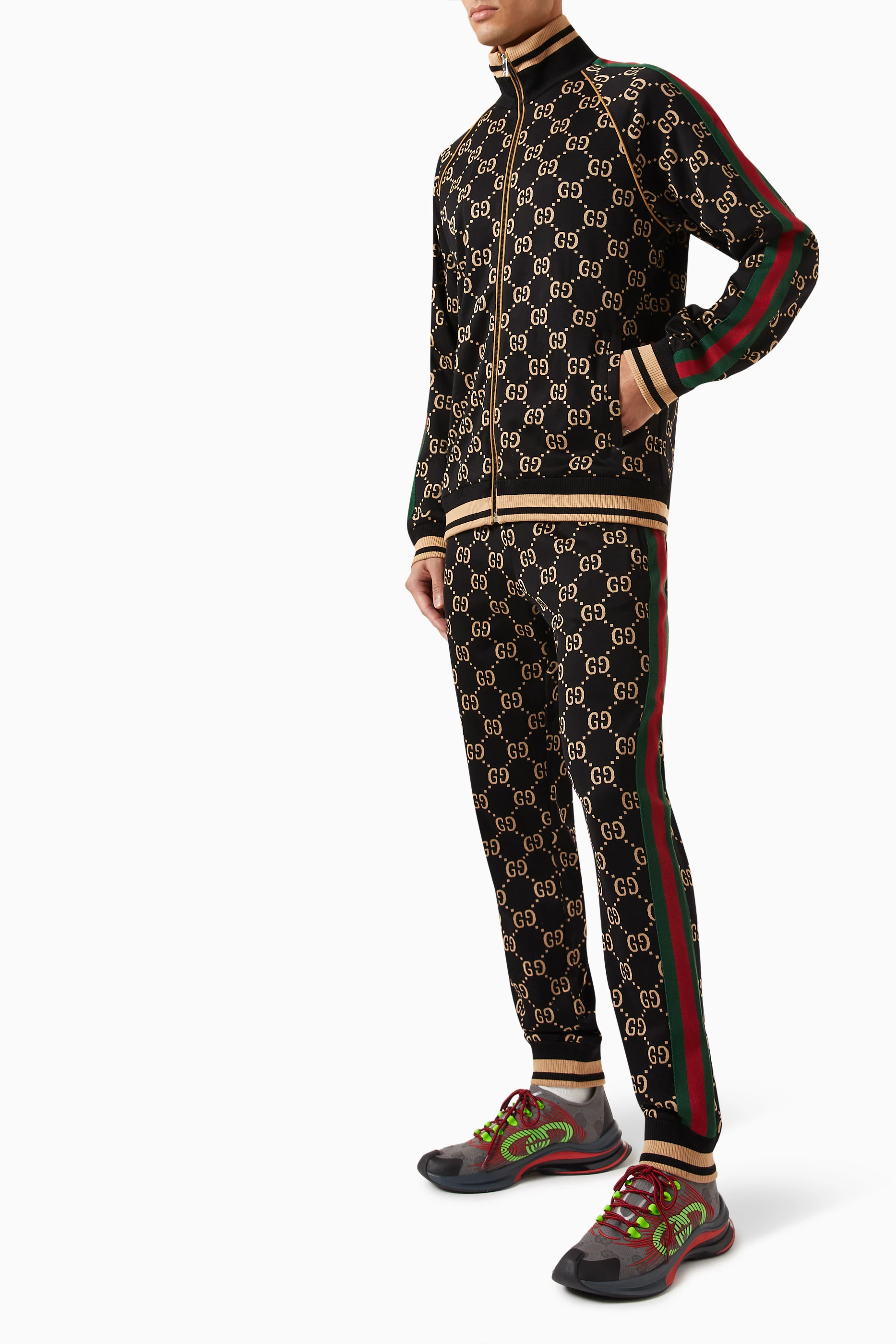 大人カジュアル◇COTTON JERSEY ジャケット◇GUCCI Gucci x adidas Cotton Jersey Jacket White Men's - SS22 - US