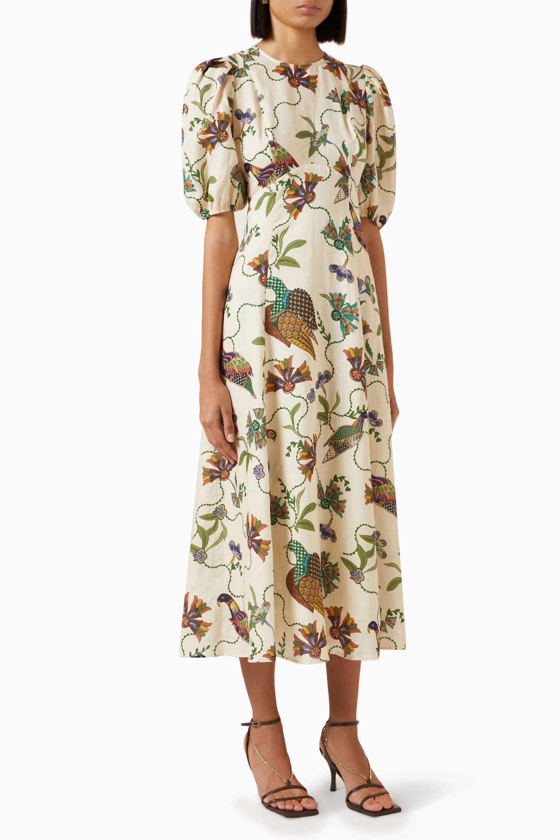 knee length dresses for ladies CASSIE TIERED MIDI DRESS