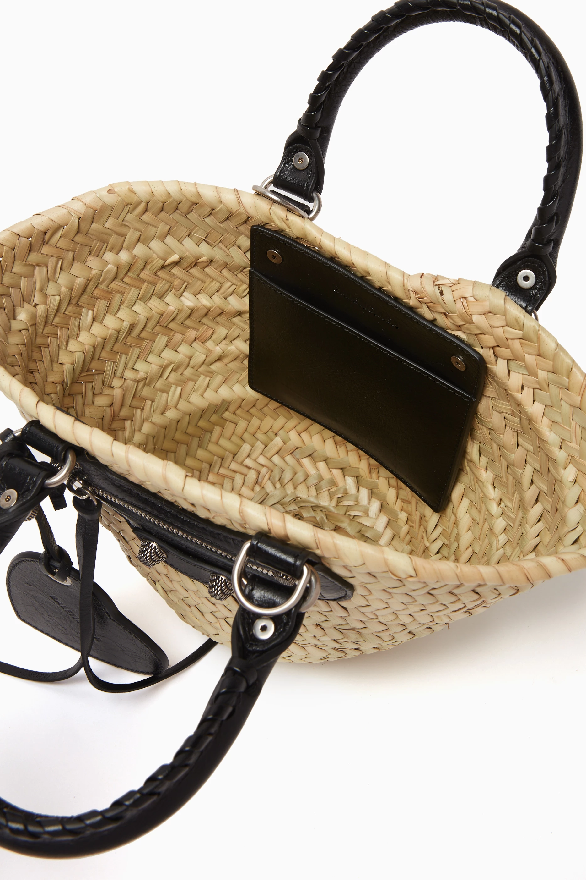かごバッグ BALENCIAGA LE CITY MEDIUM BASKET BAG IN RAFFIA Balenciaga Le City Medium Raffia Basket Bag in Natural | Lyst