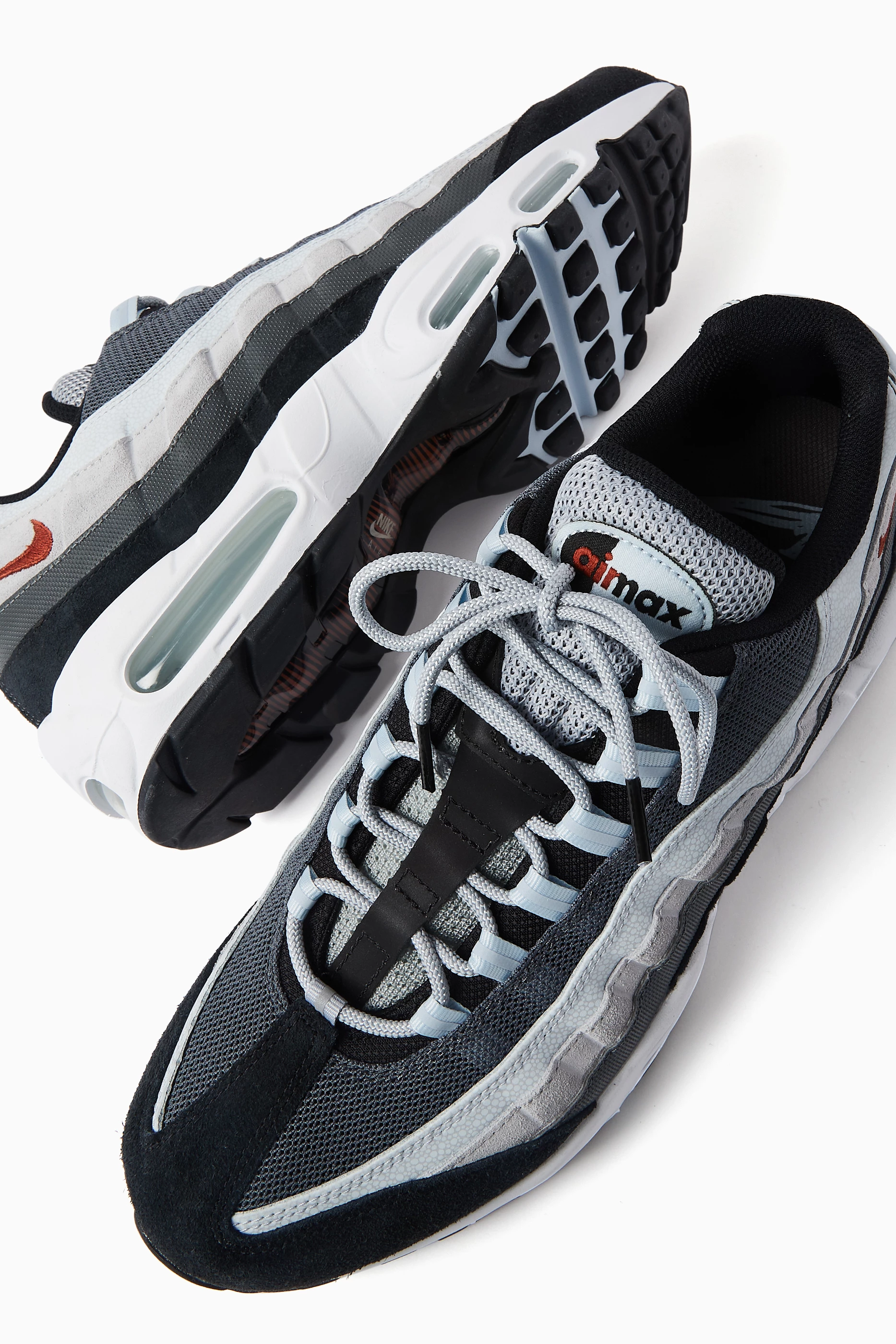 Buy Nike Grey Air Max 95 Essential Sneakers in Mesh For Men Online Ounass Saudi