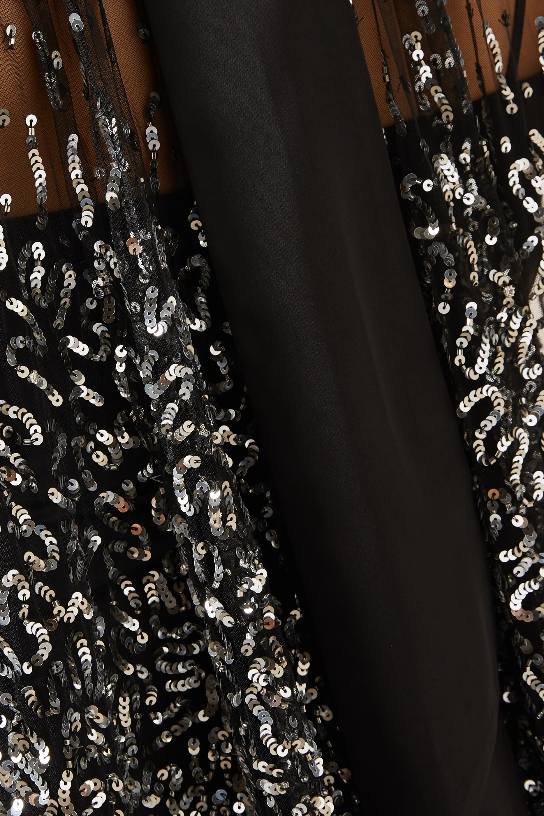 Buy Alice + Olivia Silver Zenon Sequin Cape Mini Dress For Women Online |  Ounass Saudi