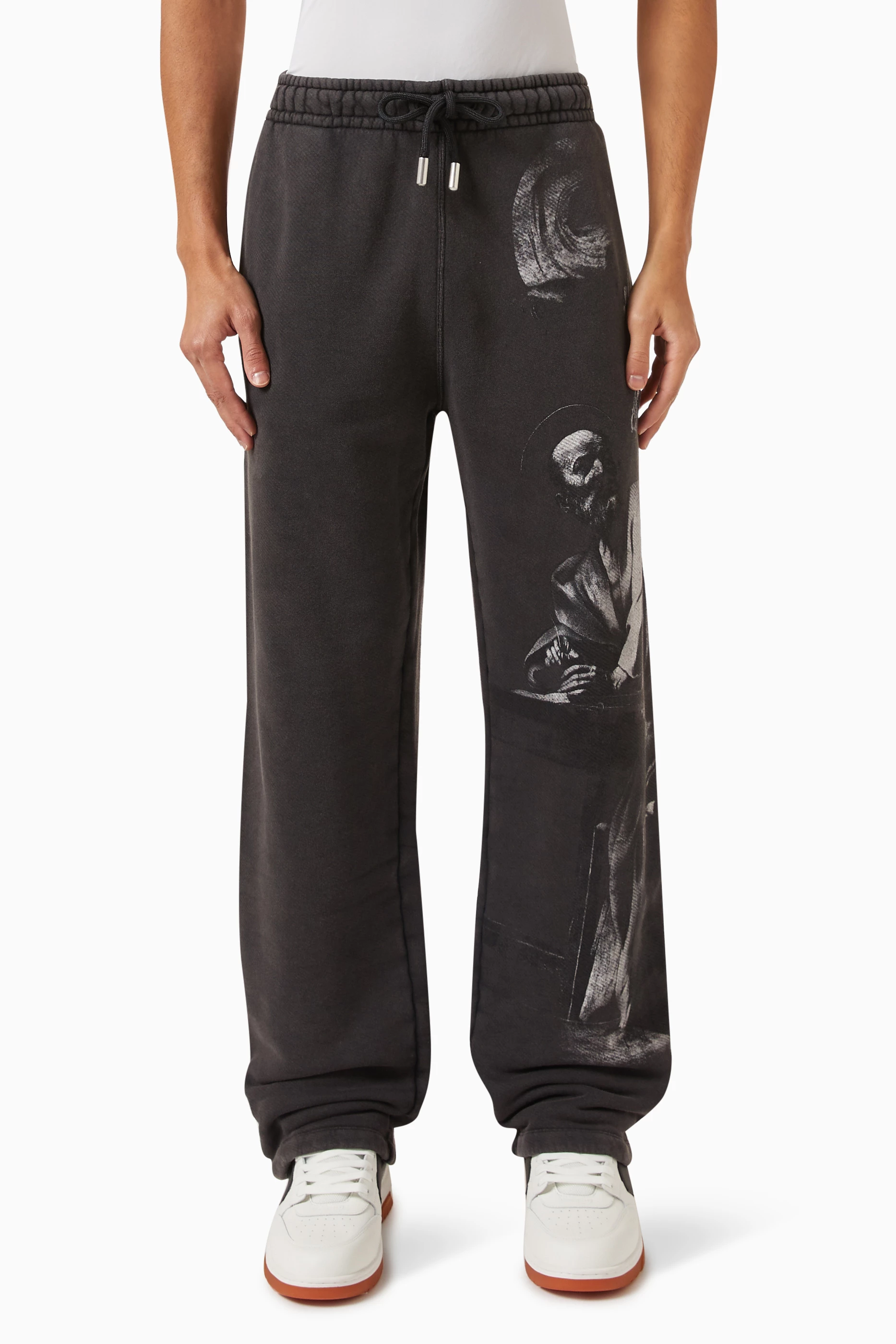 Off white black sweatpants clearance