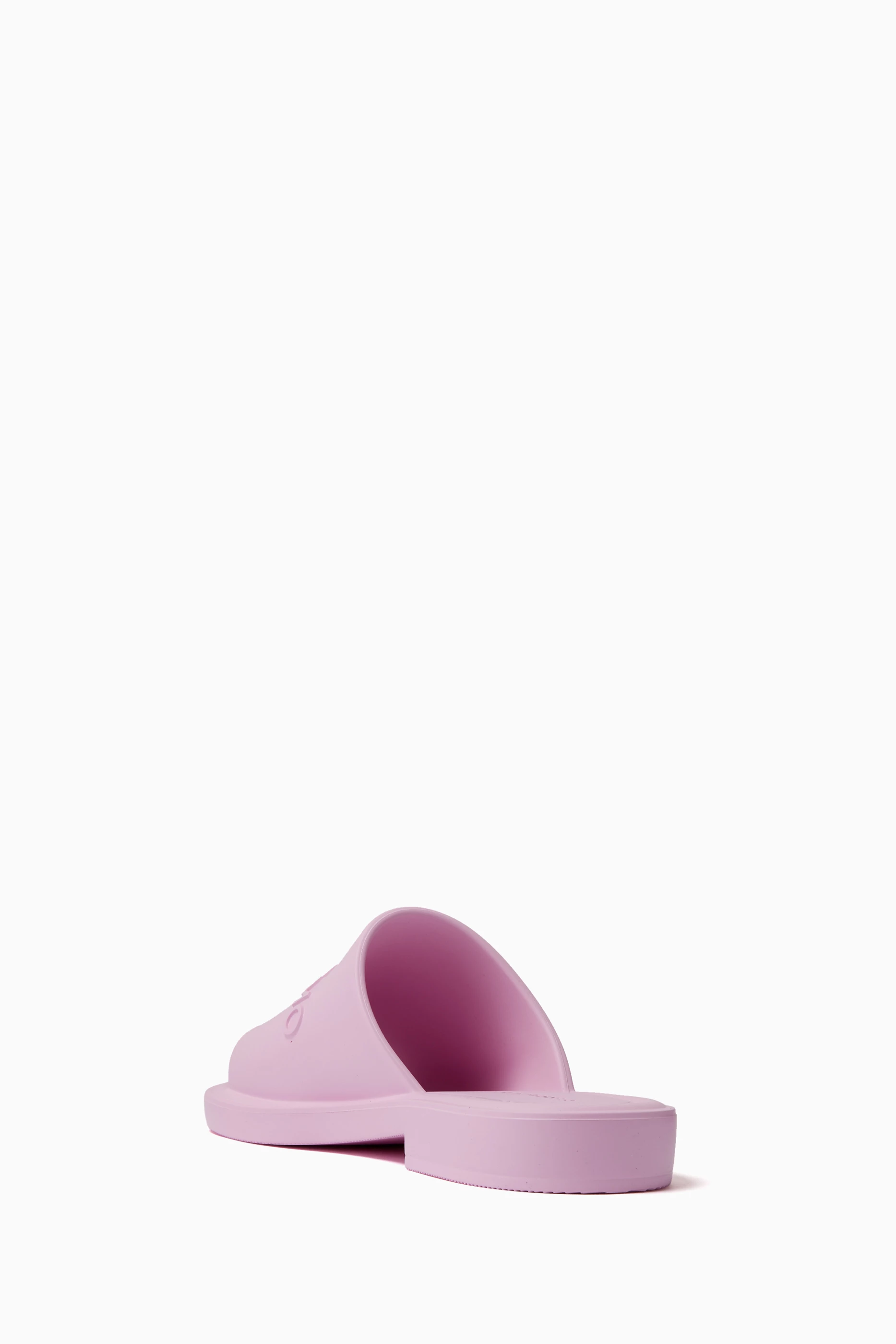 Buy Ferragamo Pink 3D Logo Slides in EVA Rubber For Women Online Ounass Saudi