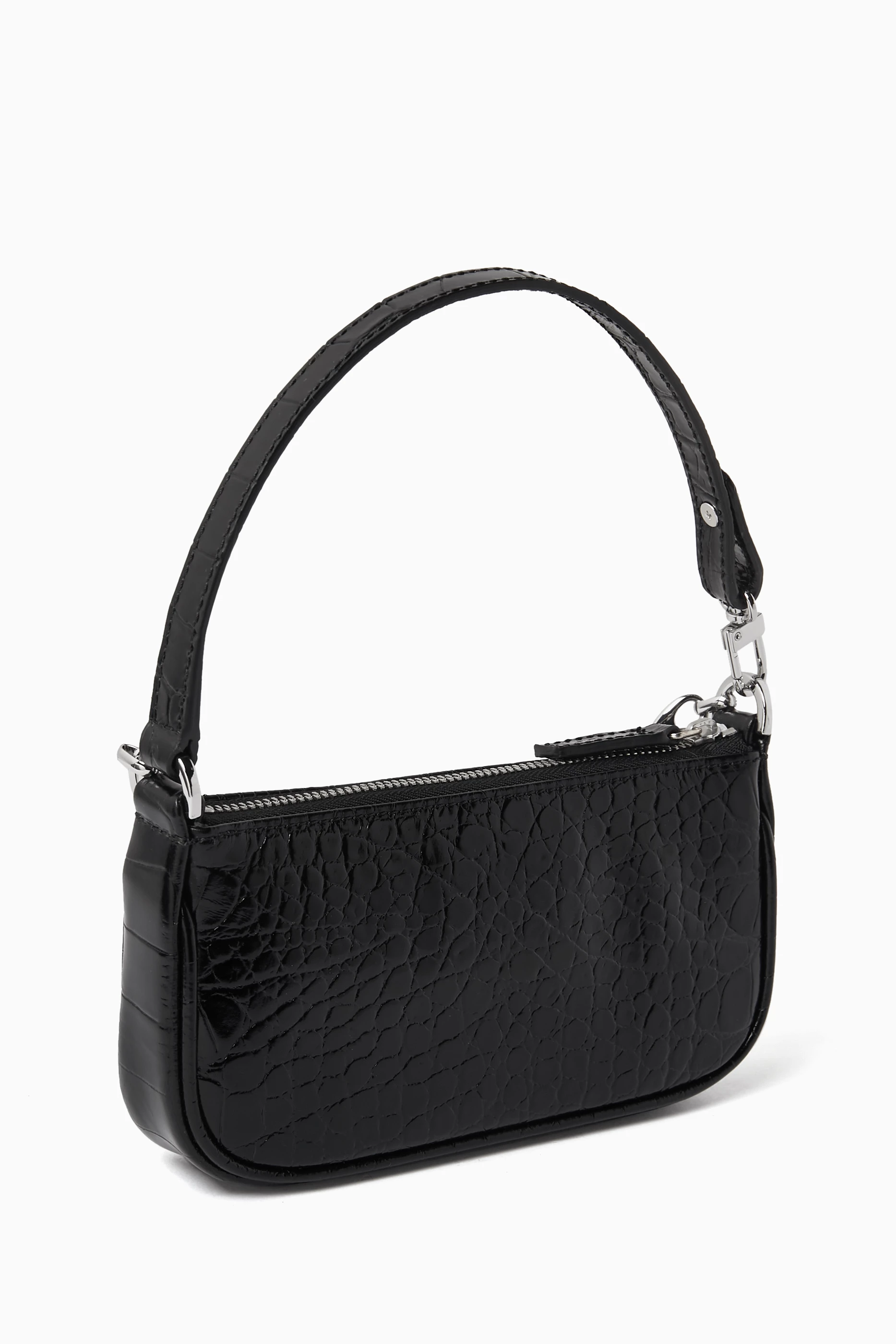 【送料&関税込】BY FAR Black Leather Rachel Handbag Rachel Black Patent Leather – BY FAR
