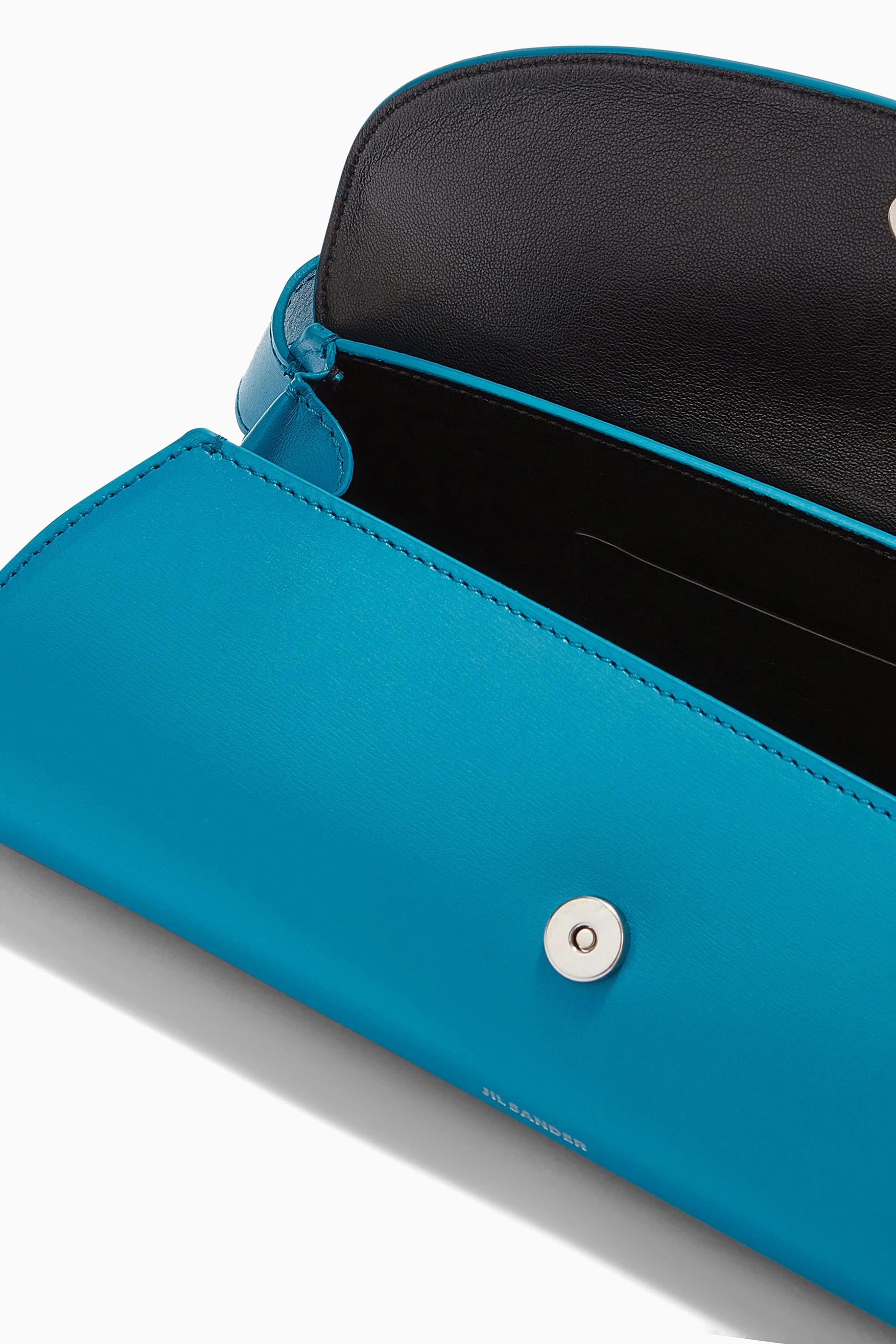 Buy Jil Sander Blue Small Cannolo Bag in Leather For UNISEX