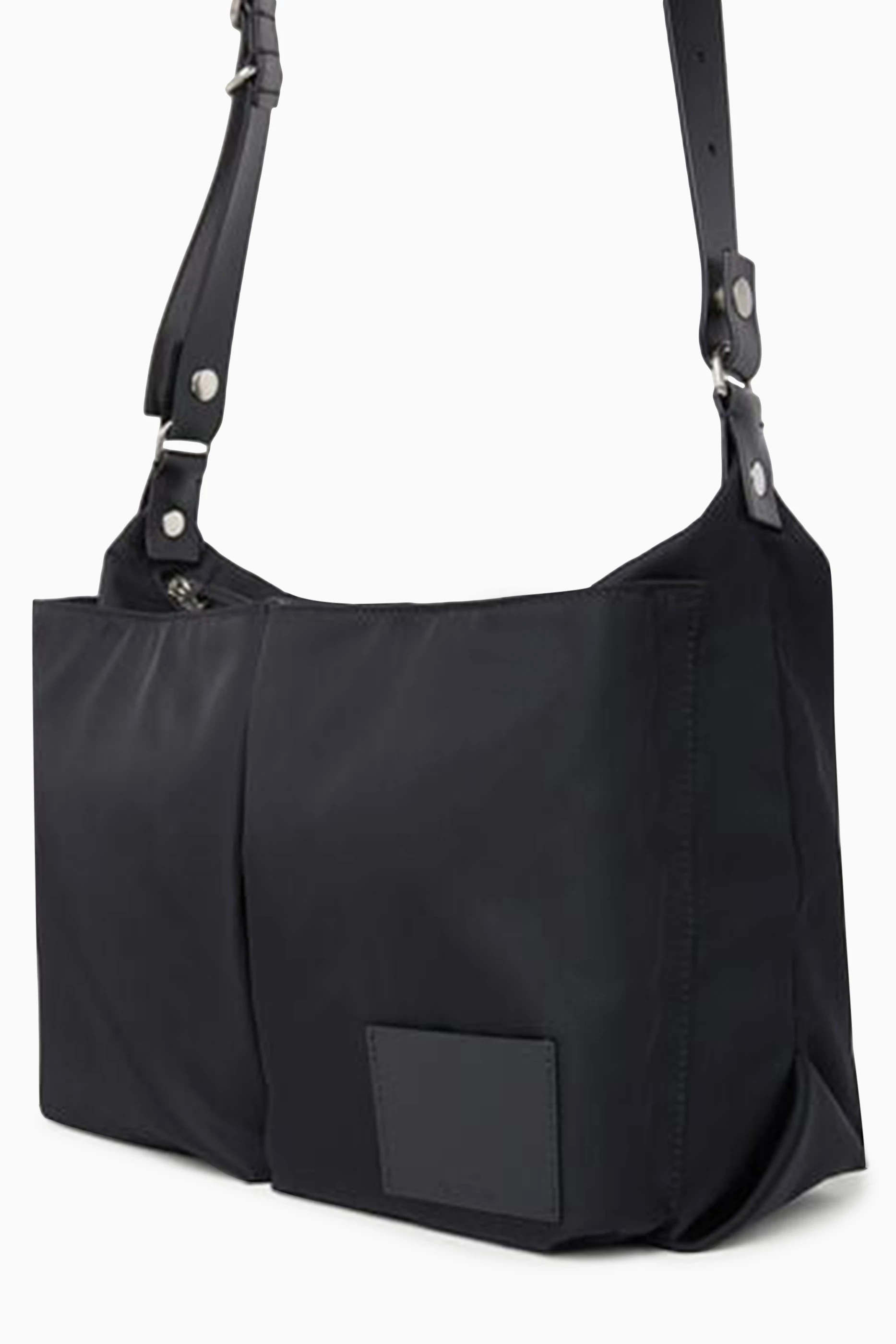 Buy Jil Sander Black Pilot Crossbody Bag in Eco Nylon For Men 