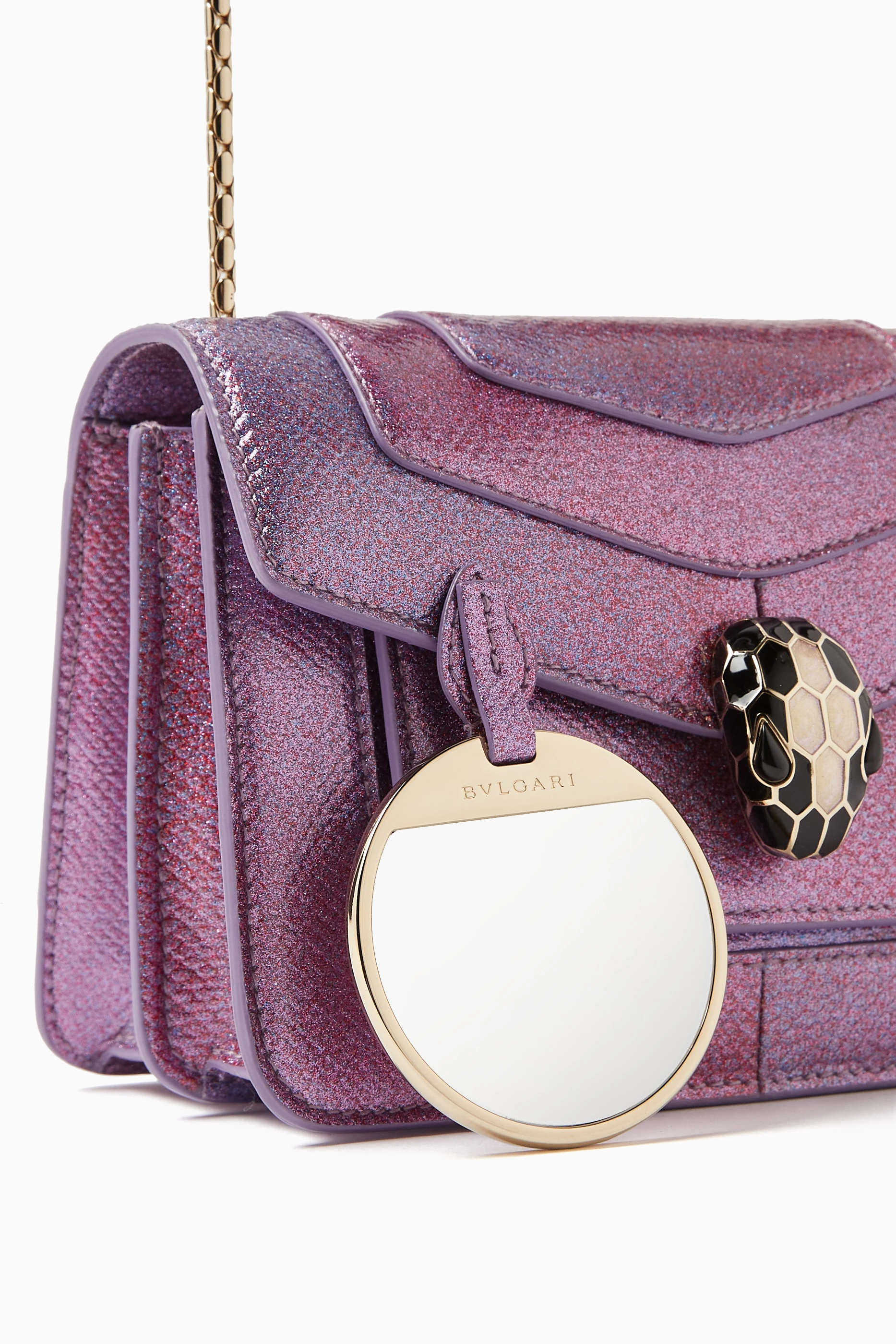 Buy BVLGARI Purple Serpenti Forever Crossbody Bag in Karung Leather For Women Online Ounass Saudi
