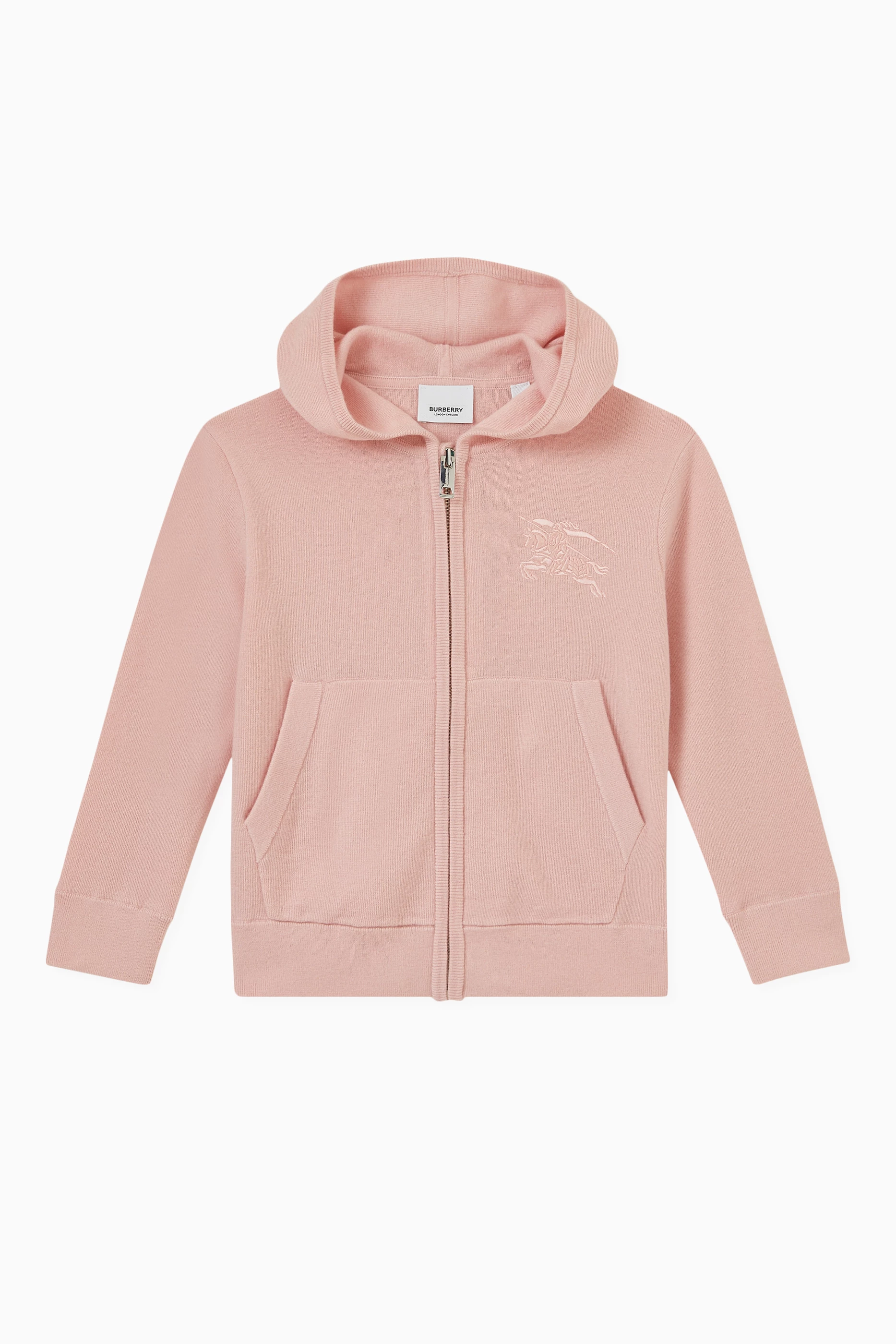 Burberry pink hoodie clearance