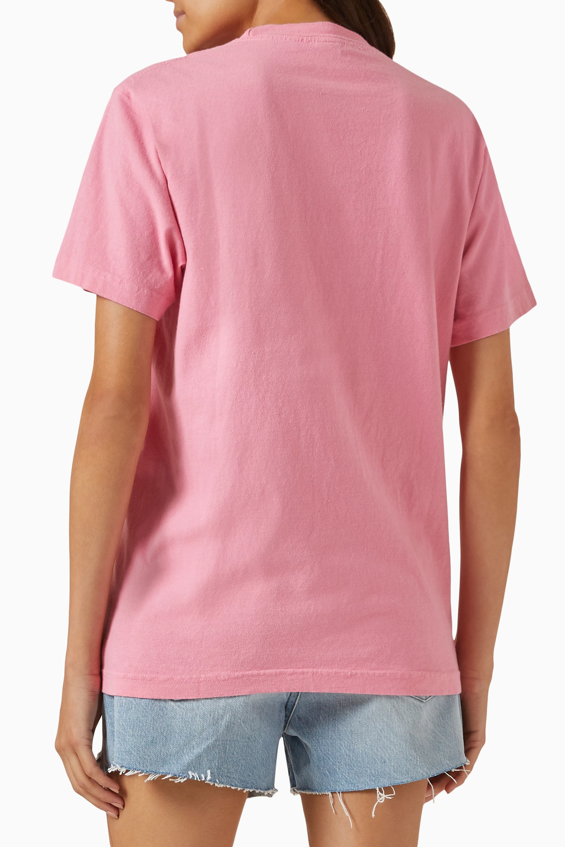 Buy Sporty & Rich Pink Health Wealth 94 T-shirt in Cotton