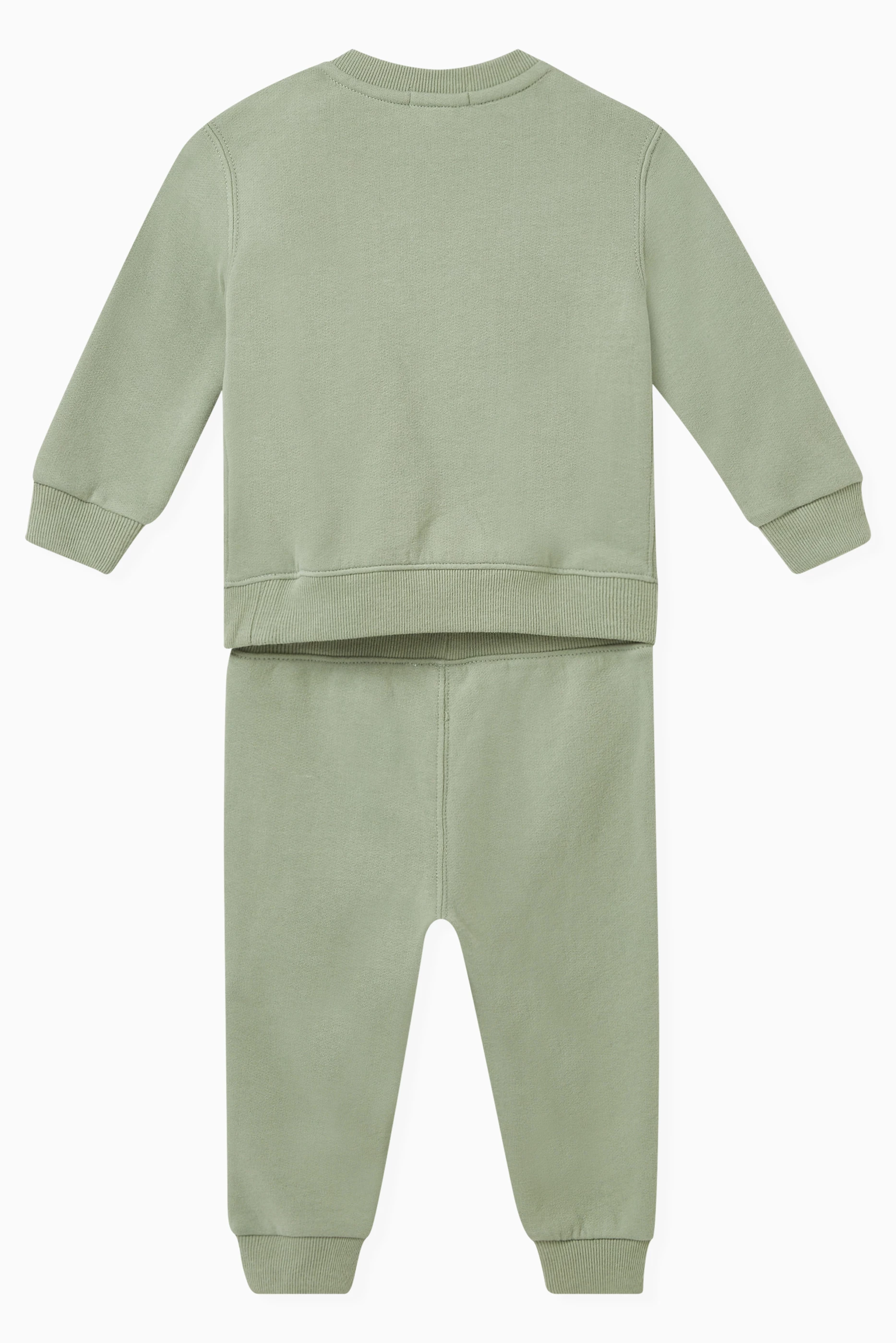 Khaki green tracksuit baby hot sale