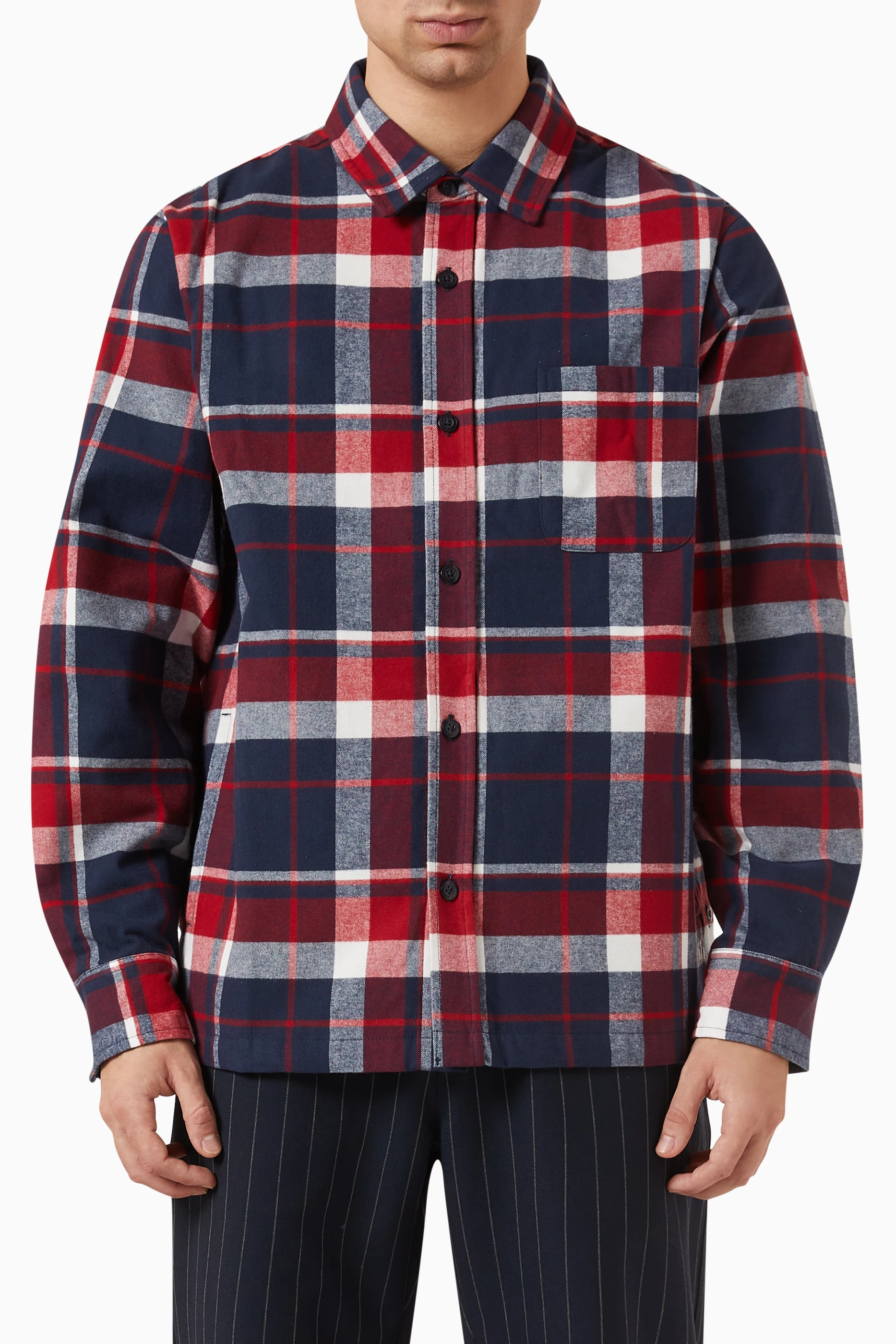 Flannel Shirt Kith Ginza Flannel Kith Check Plaid Ginza Pyre