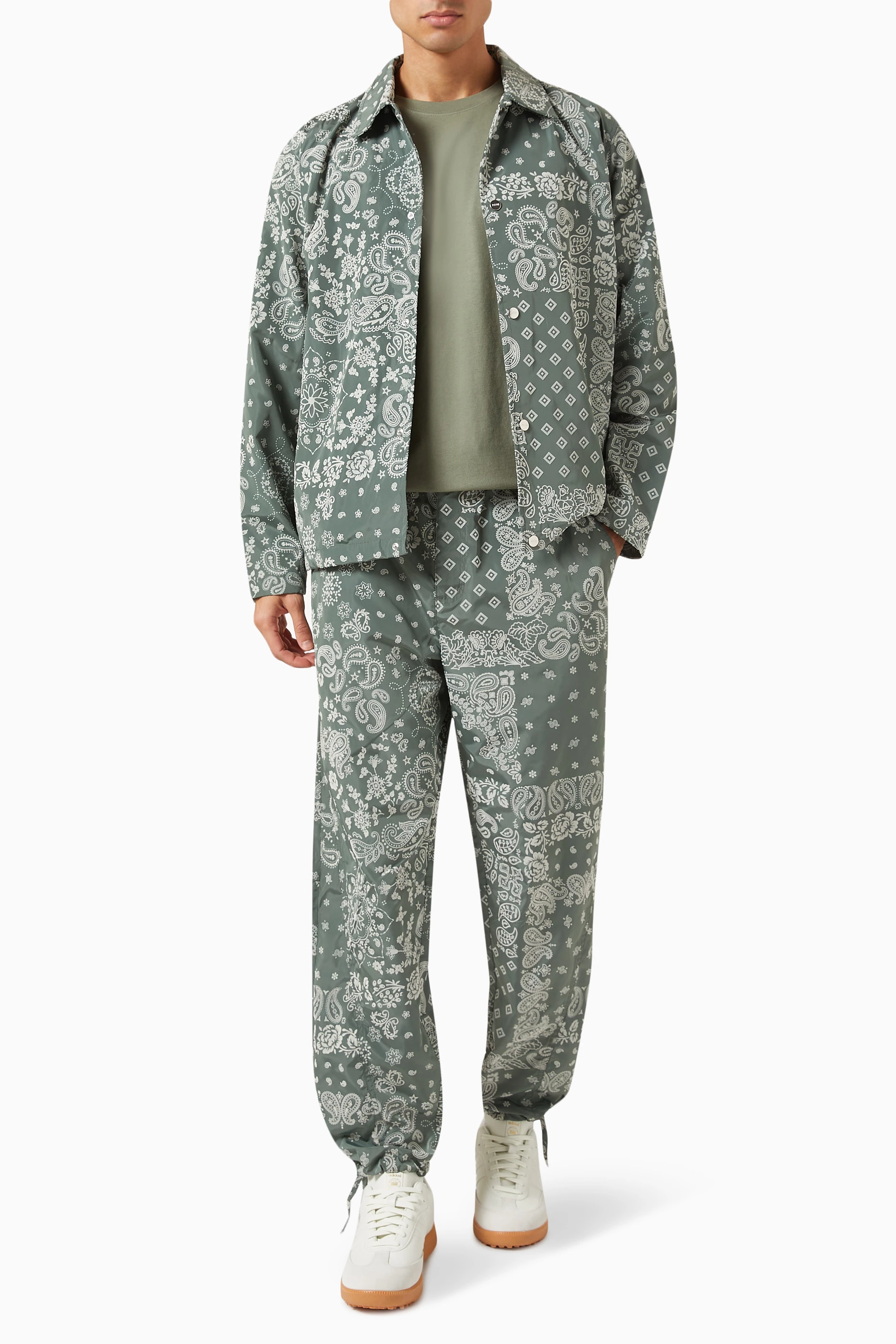 Buy Kith Multicolour Flocked Deconstructed Bandana Mercer 8 Pants