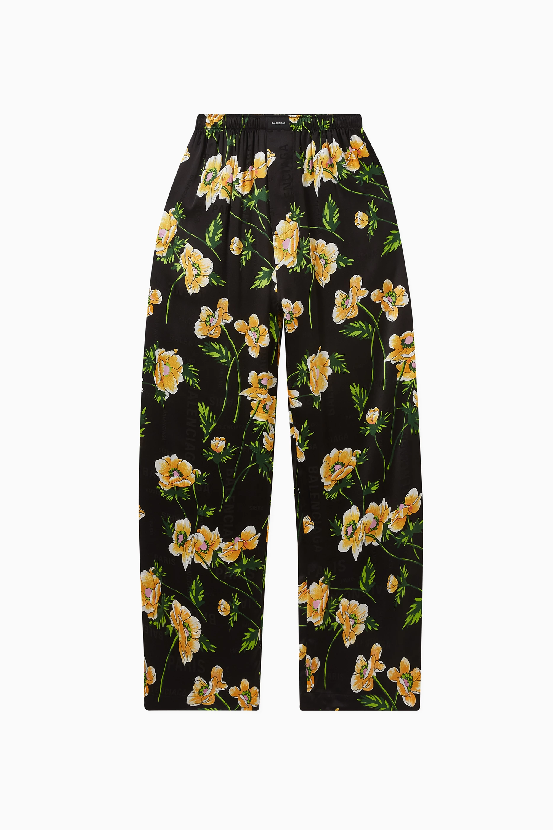 ●送料込●BALENCIAGA● floral print パジャマパンツ Balenciaga Women's Floral Printed Premium Pants Skinny Leg