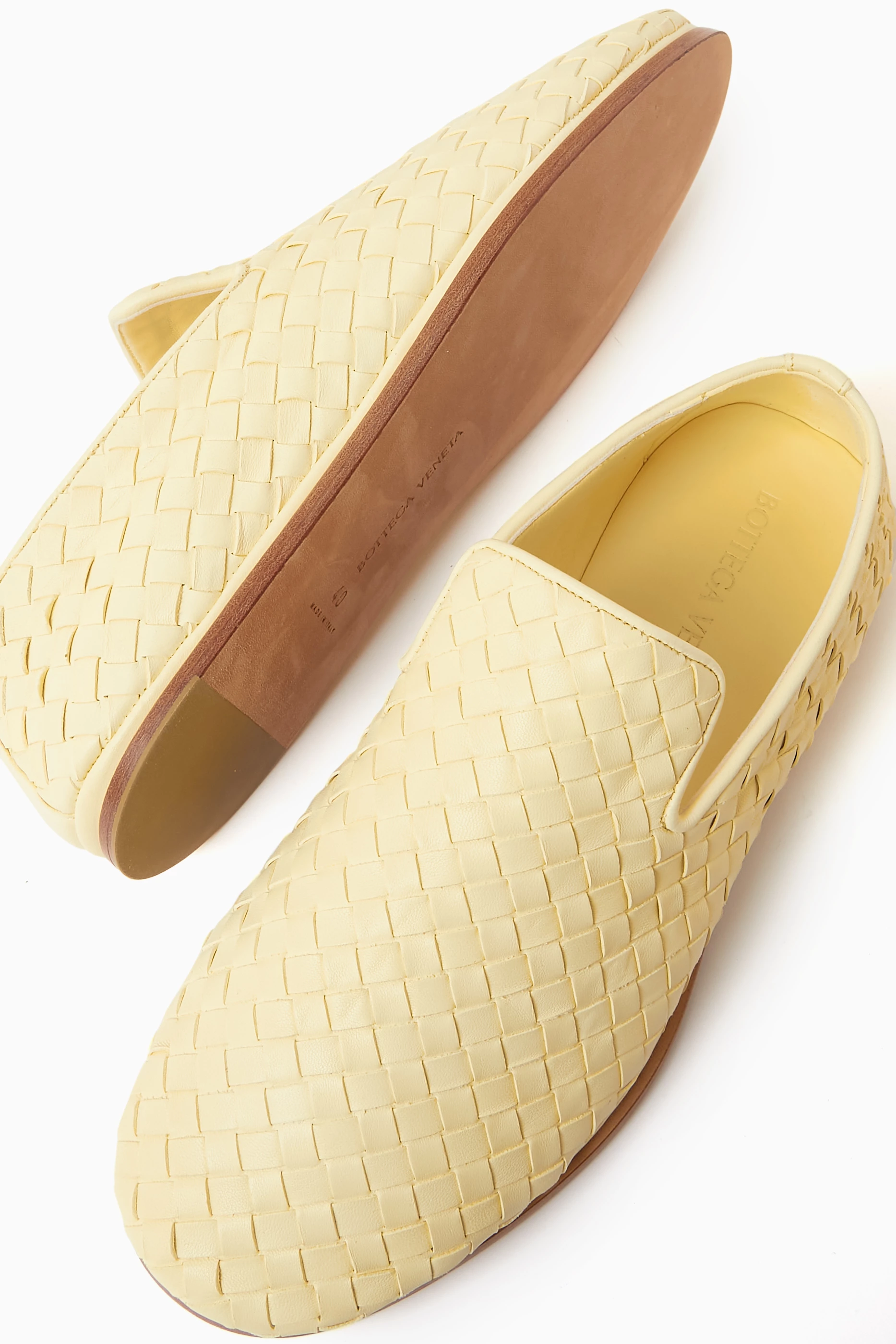 【関税&送料込】Bottega Veneta Slipper Mocassin Buy Bottega Veneta Black Sunday Slippers in Intrecciato