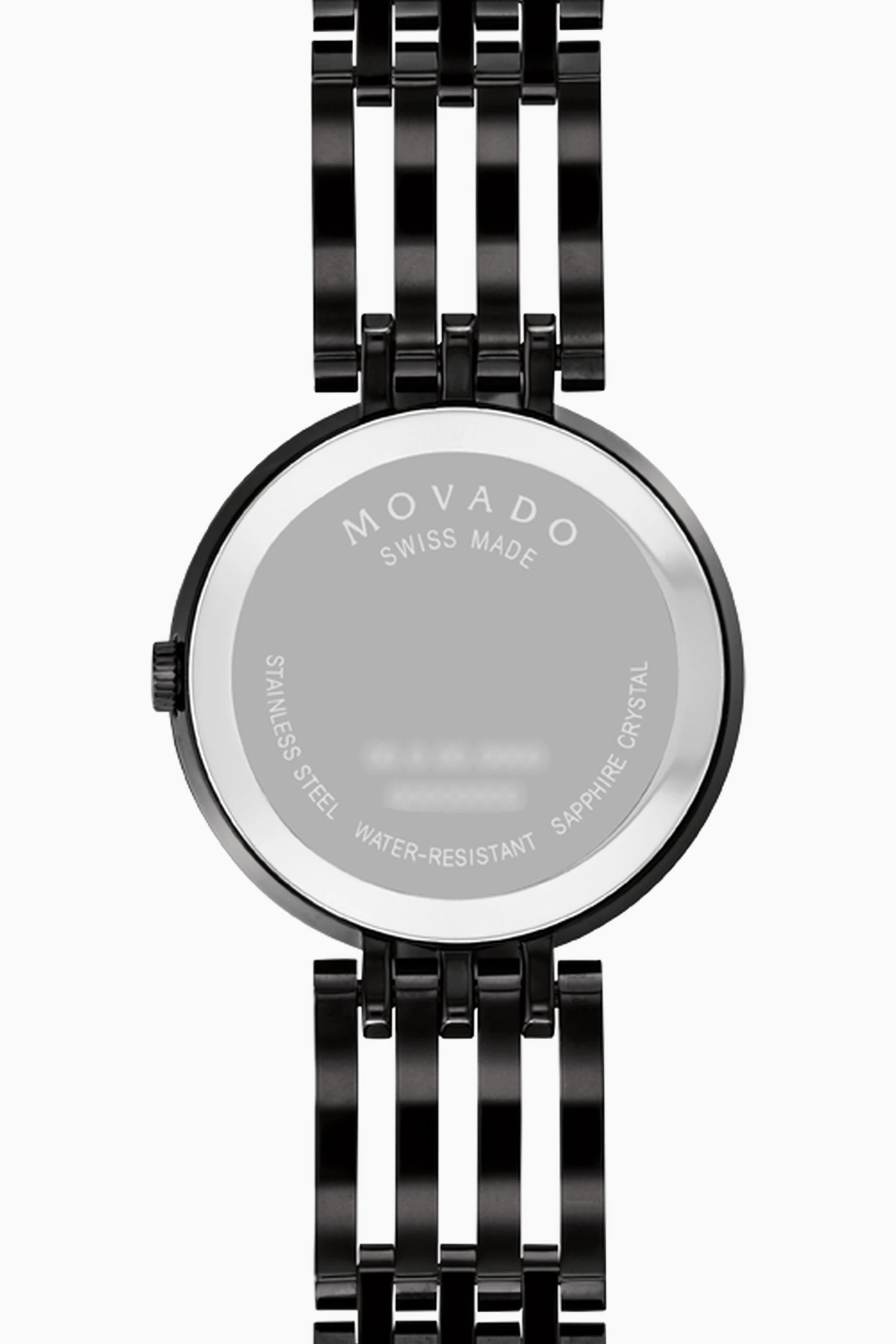 Movado Esperanza Tank Watch 14mm Black Movado Esperanza Tank Watch Women 14mm Black Dial Steel  main image 2