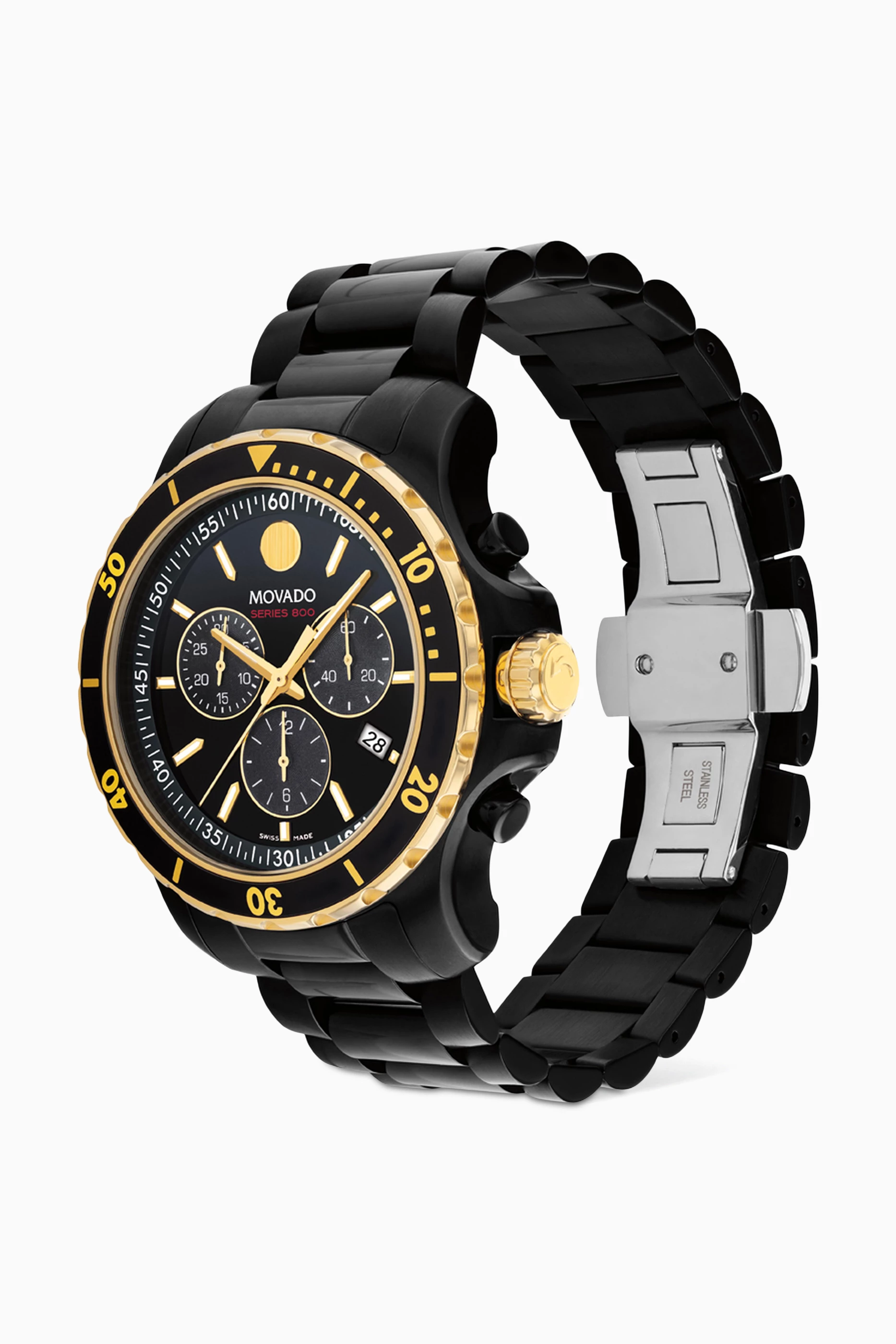 Buy Movado Black Series 800 Chronograph Watch 42mm For Men Online Ounass Saudi
