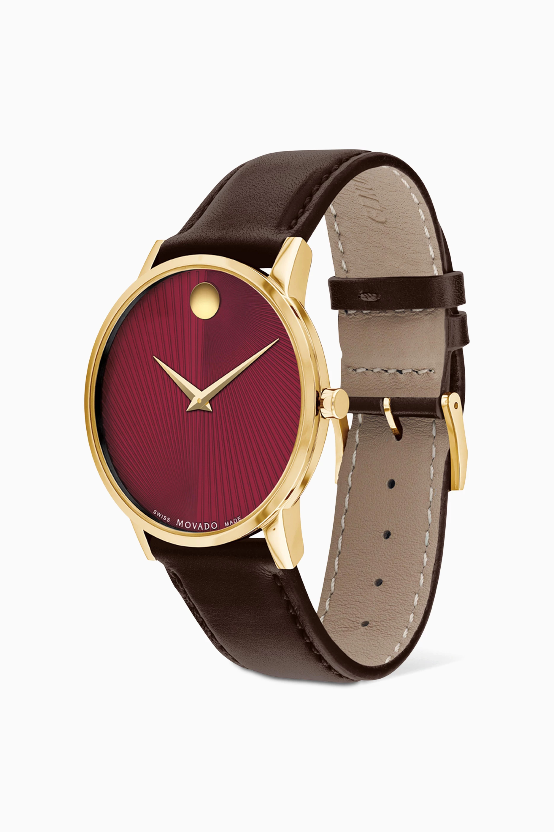 Buy Movado Red Museum Classic Quartz Watch 40mm For Men Online Ounass Saudi
