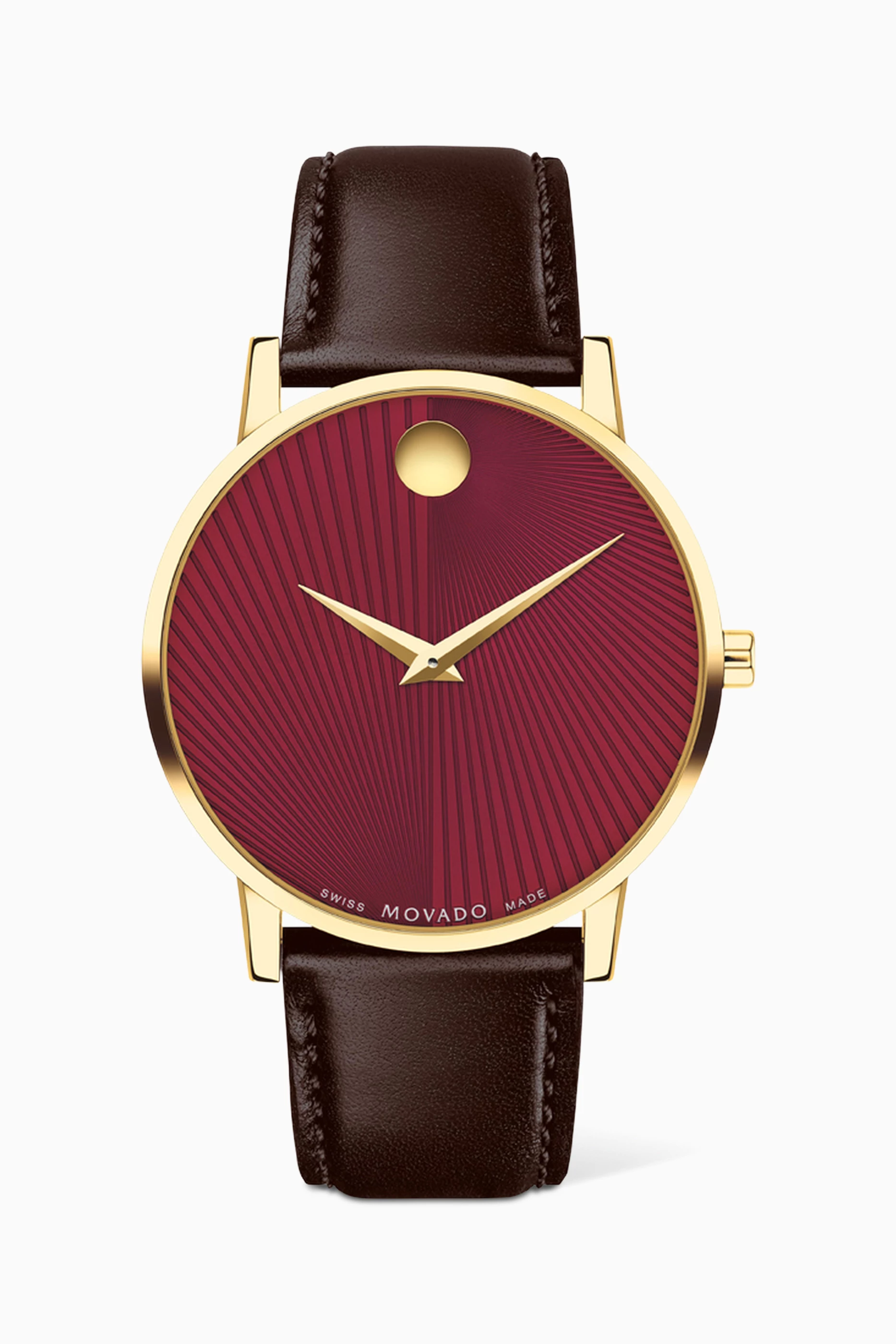 Buy Movado Red Museum Classic Quartz Watch 40mm For Men Online Ounass Saudi