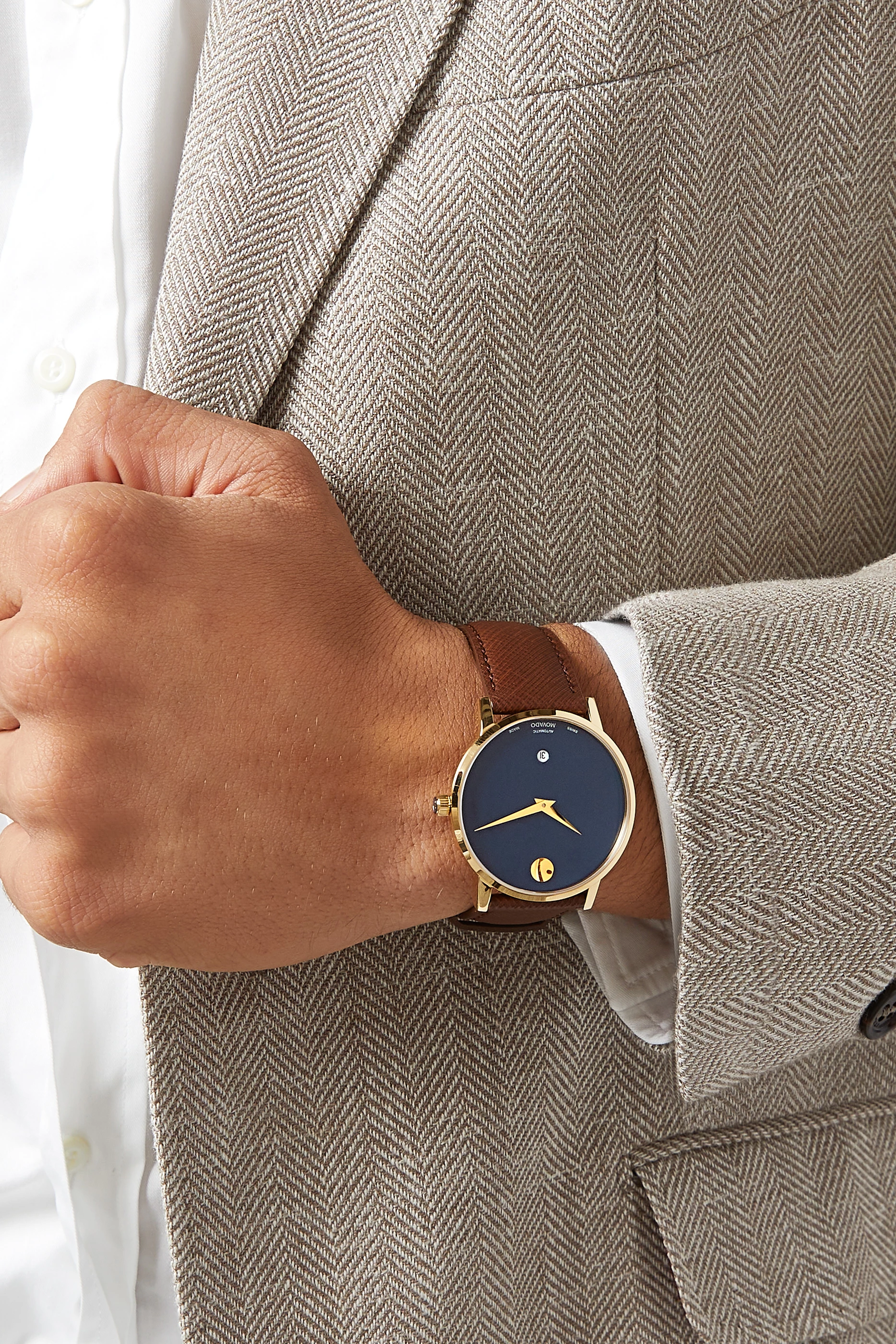Buy Movado Blue Museum Classic Automatic Watch 40mm For Men Online Ounass Saudi