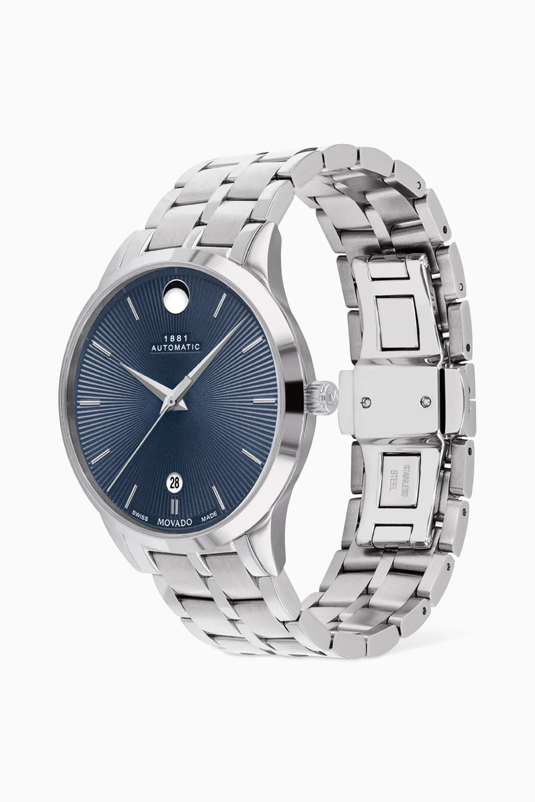 Buy Movado Blue 1881 Automatic Watch 39mm For Men Online Ounass Saudi