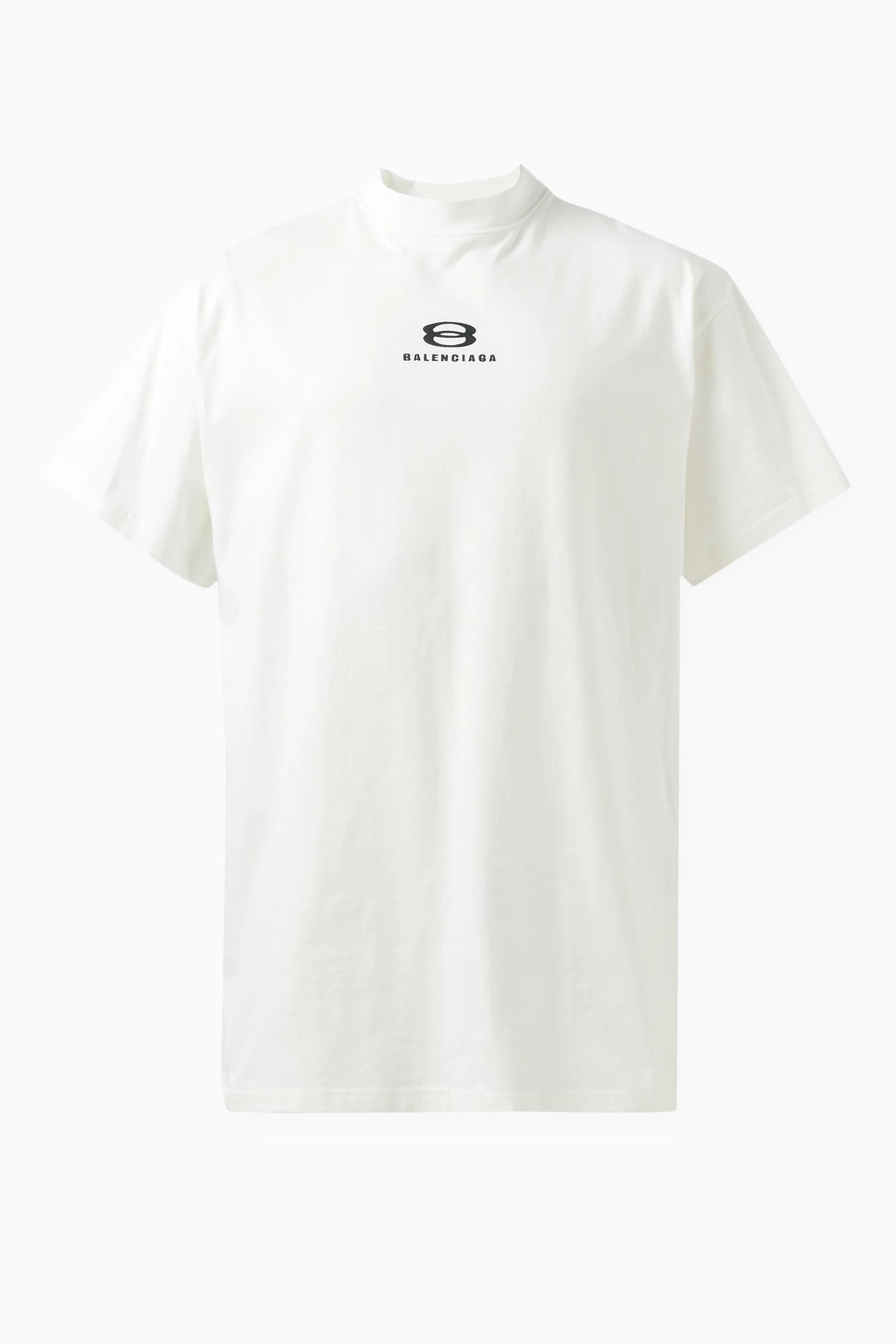 直営店☆BALENCIAGA☆Unity Sports Deconstructed Tシャツ/WHITE Buy Balenciaga White Unity Sports Icon Deconstructed T-Shirt