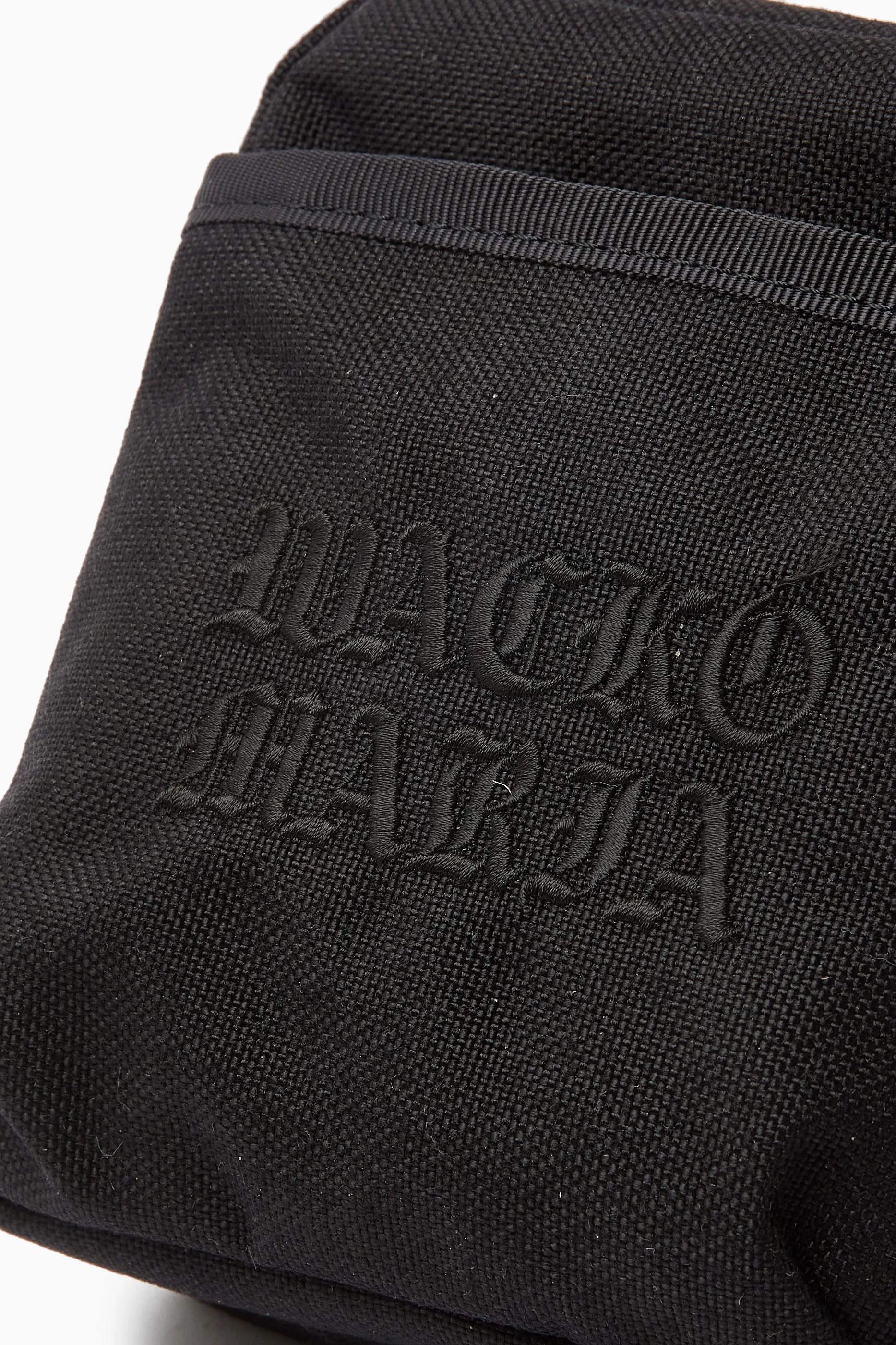 Buy WACKO MARIA Black Speak Easy Shoulder Bag in Nylon For Men