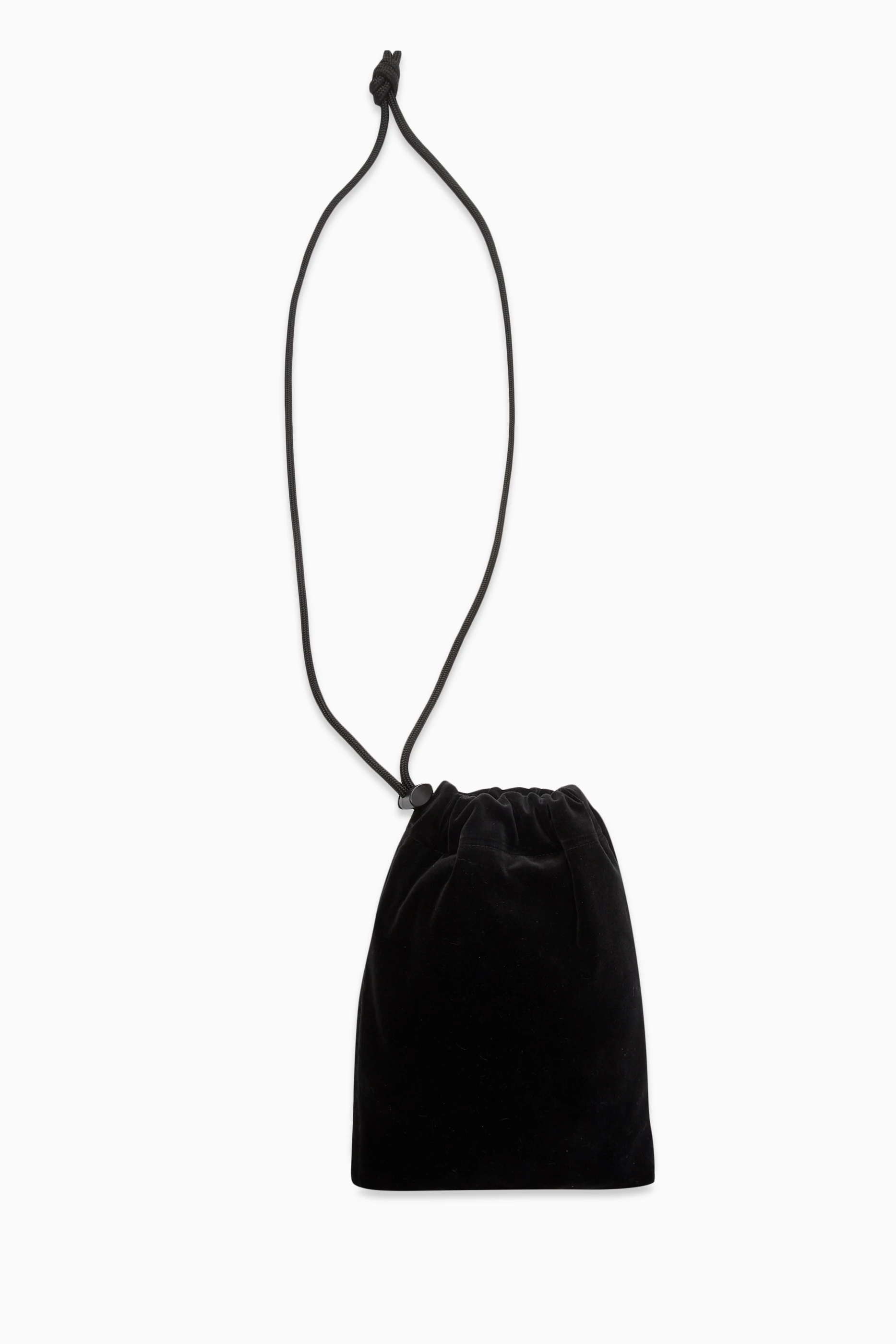 Buy WACKO MARIA Black Shoulder Pouch in Velvet For Men Online