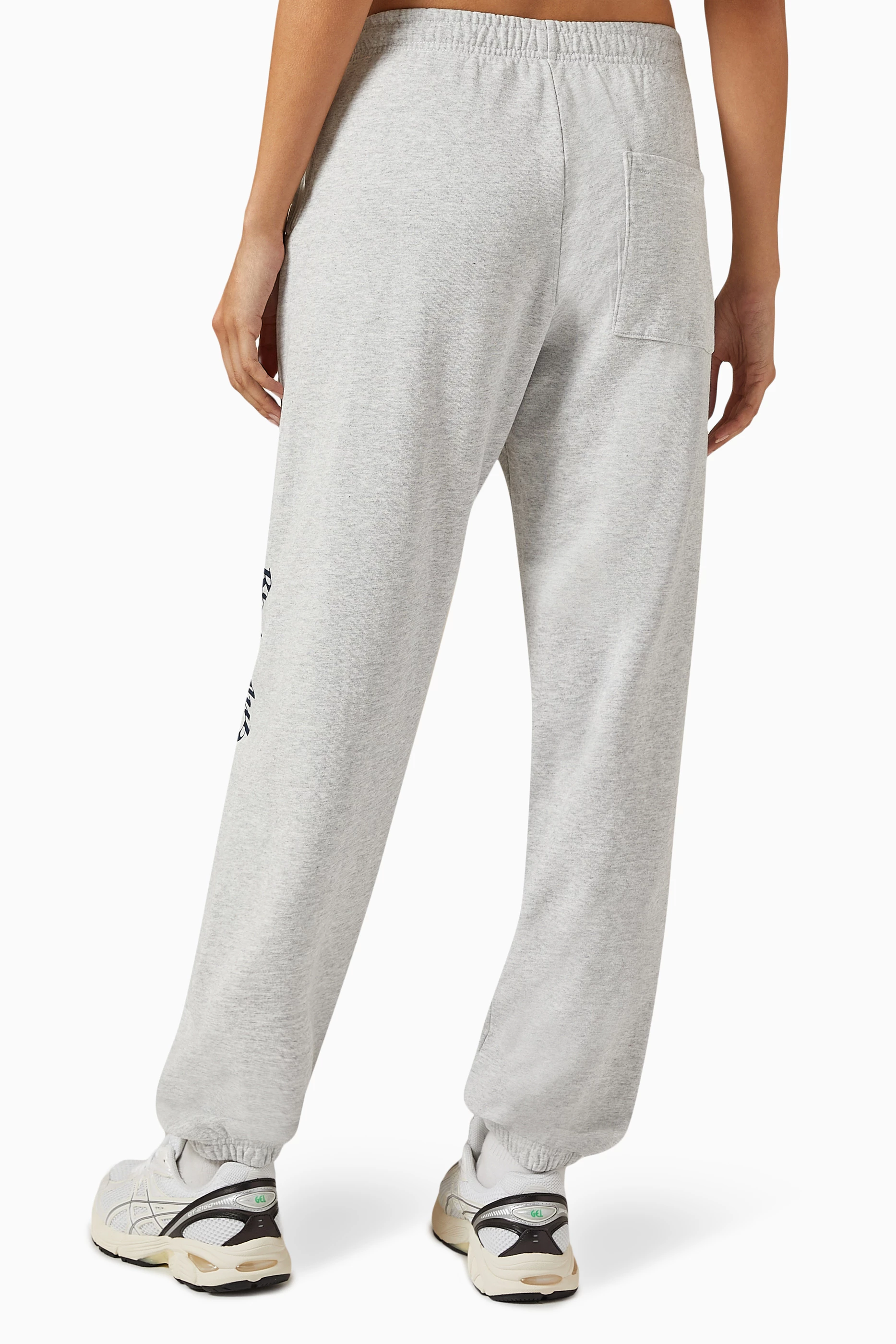 Buy Sporty Rich Grey Starter Sweatpants in Cotton For Women Online Ounass Saudi