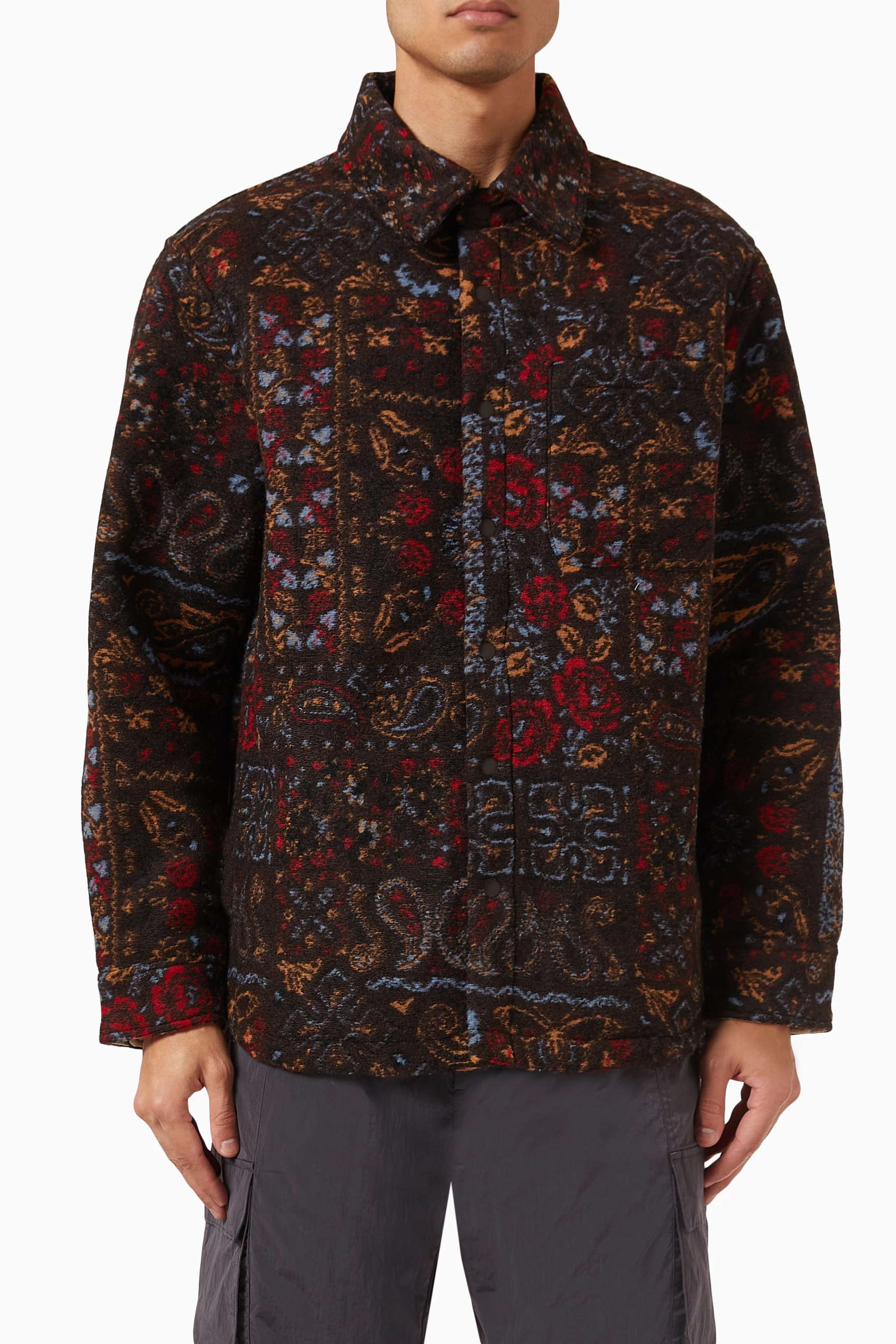 Buy Kith Multicolour Paisley Sheridan Shirt Jacket For Men