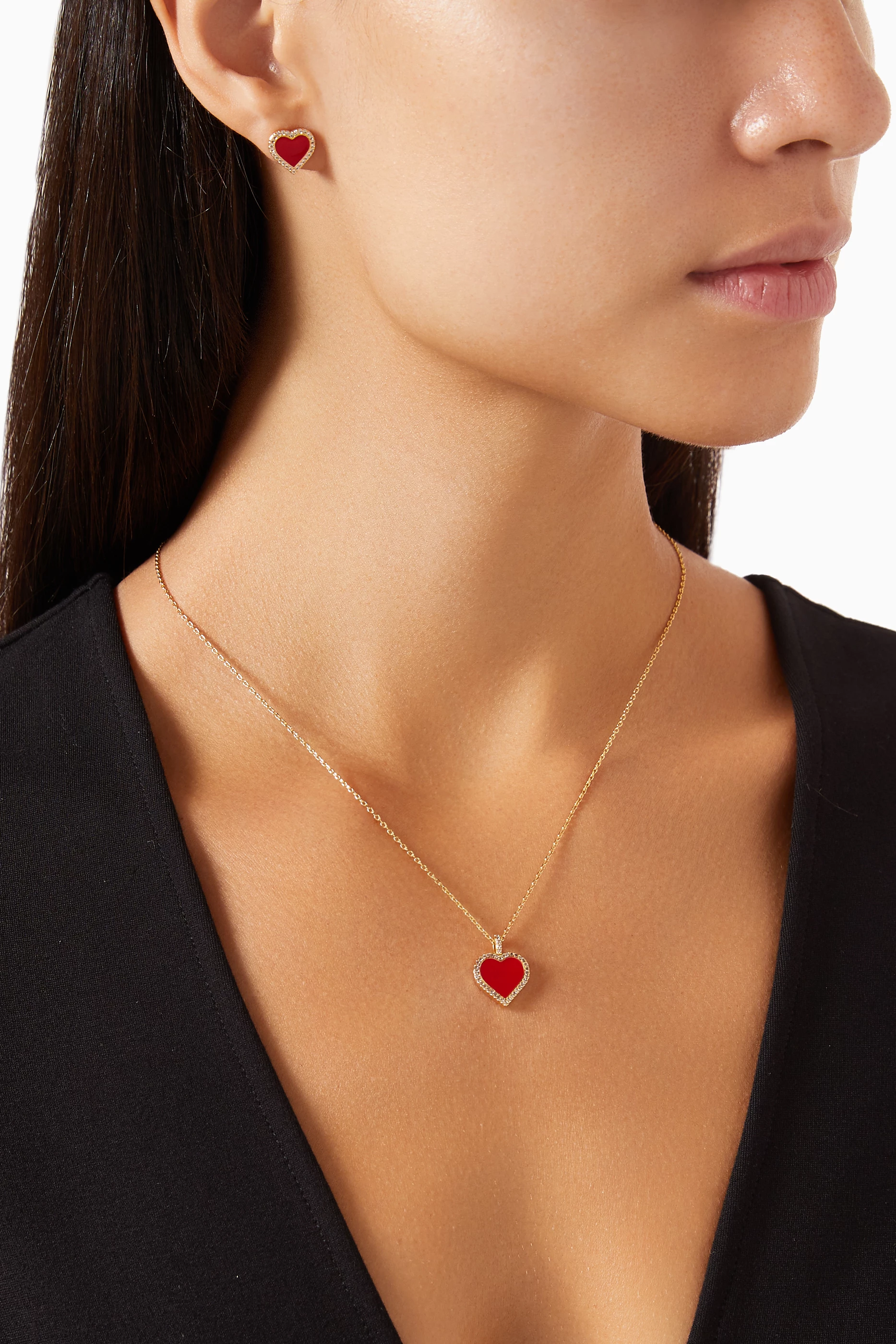 Kate spade red necklace new arrivals