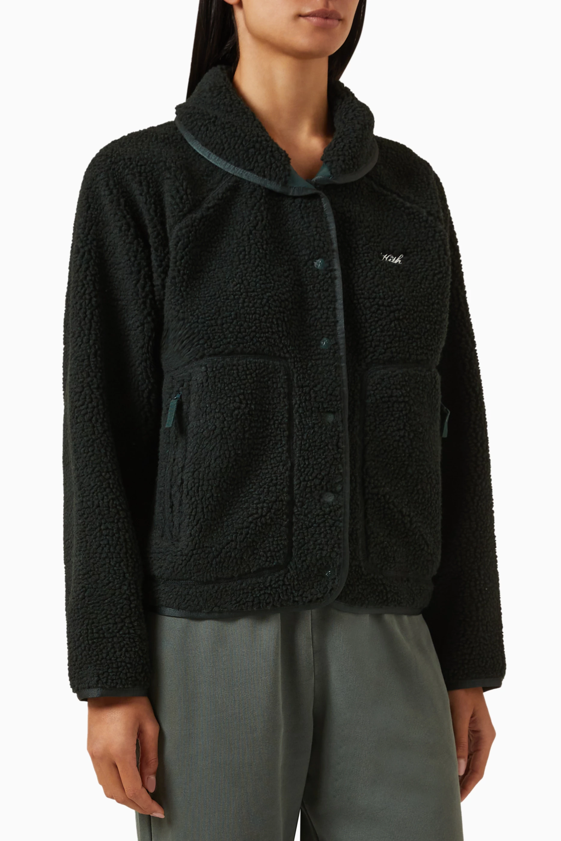 ジャケット・アウター Kith Grayson jacquard Sherpa jacket Kith Grayson jacquard Sherpa jacket