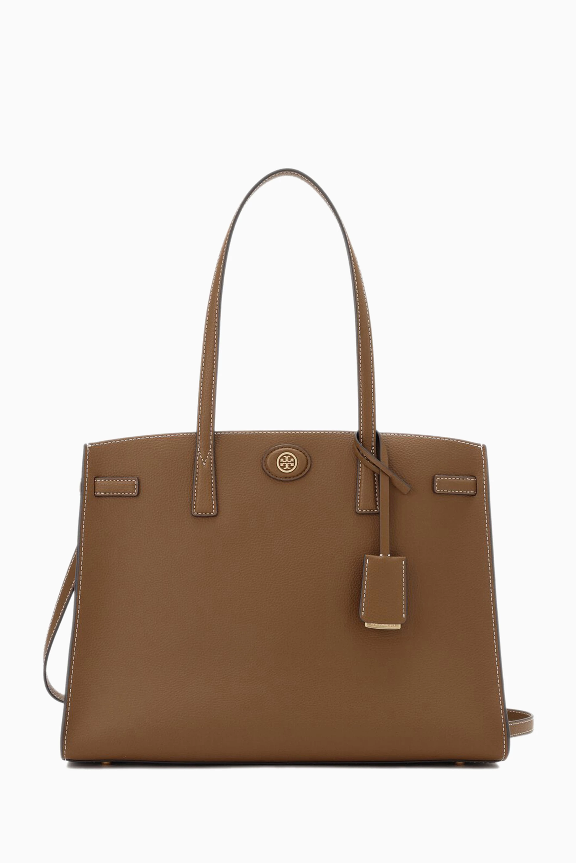Buy Tory Burch Brown Walker Satchel Bag in Leather For Women Online Ounass Saudi