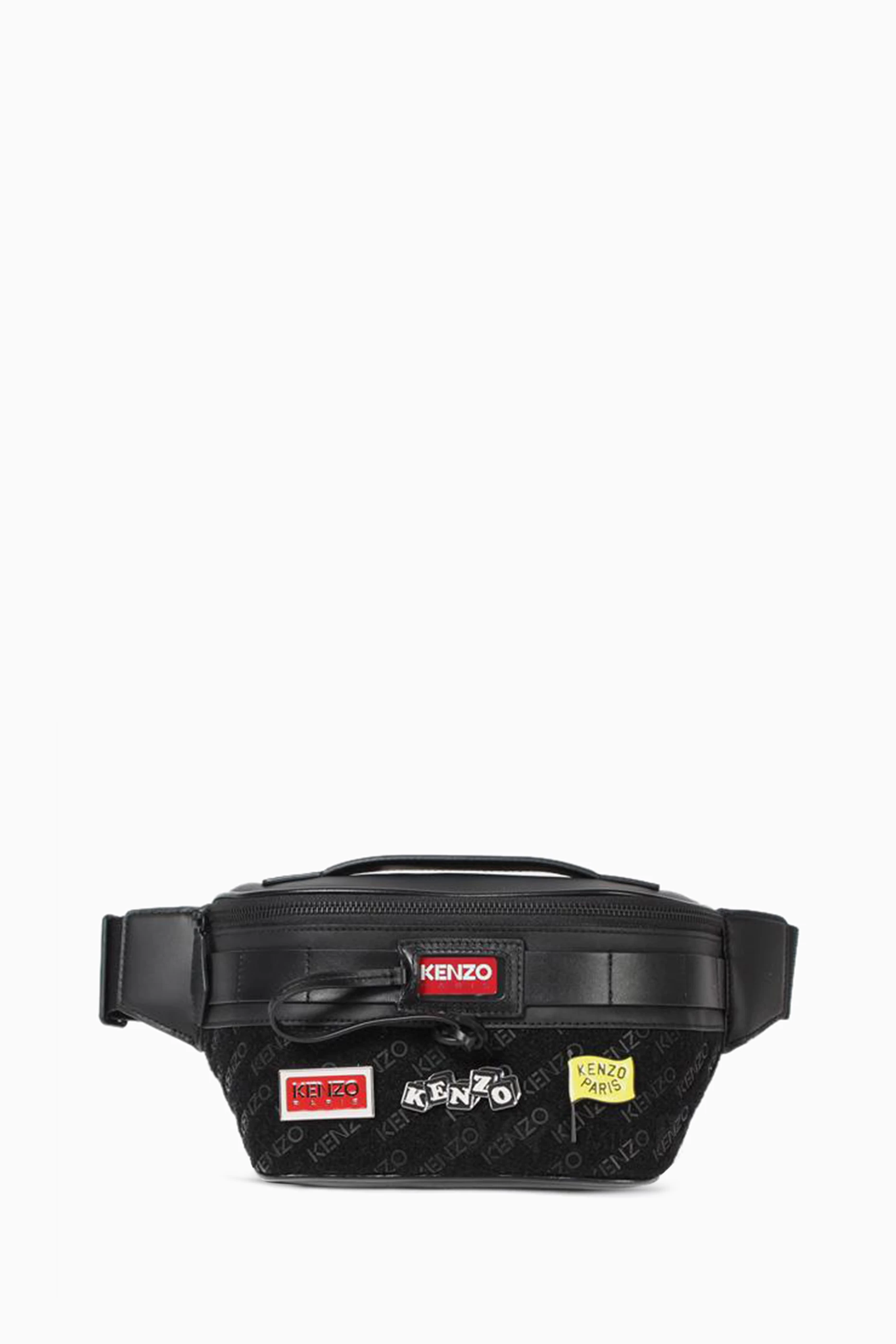 【KENZO】送料/関税込 Jungle Patch Belt Bag Kenzo Jungle Belt Bag | Black | FARFETCH