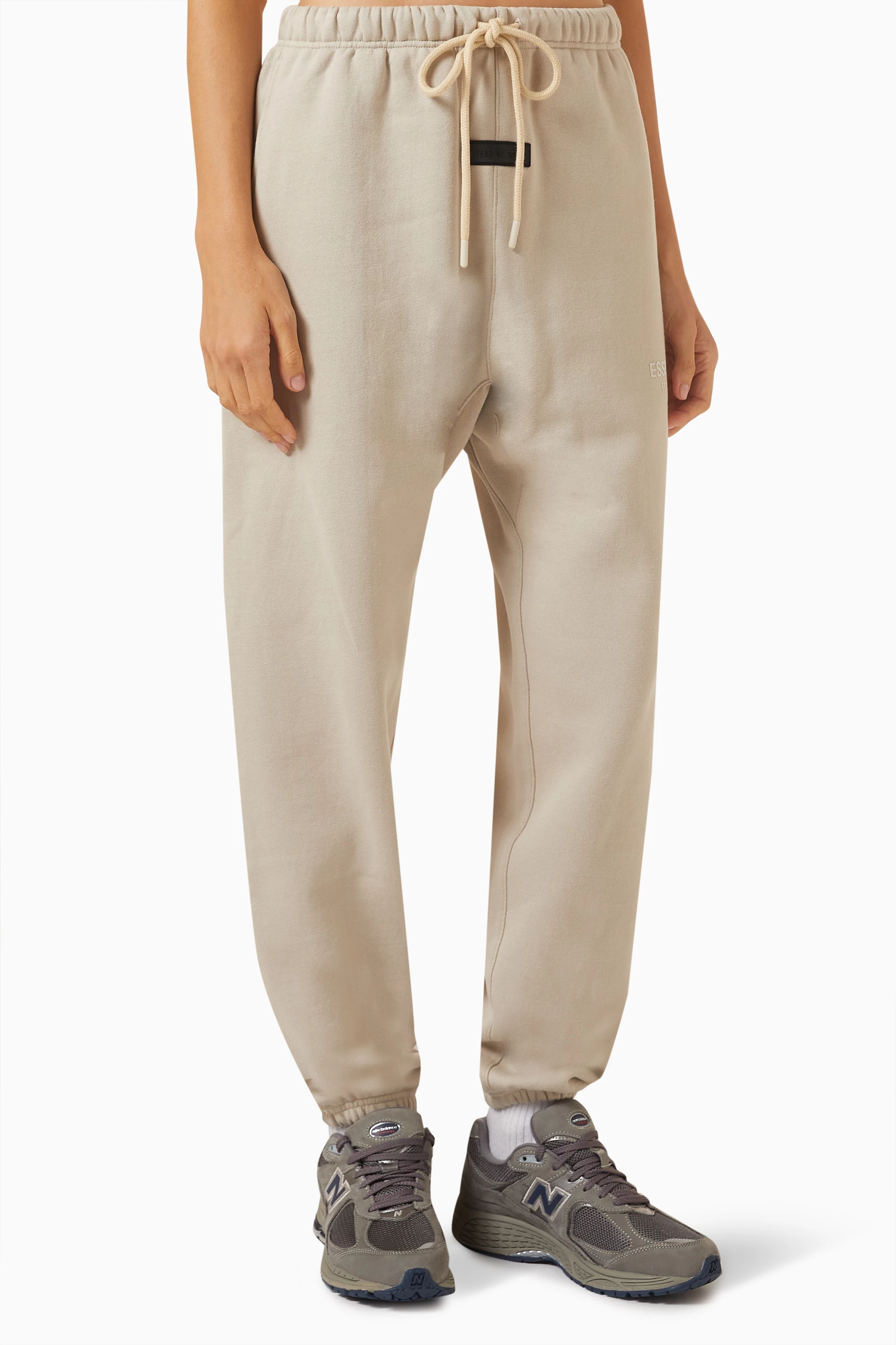 Buy Fear of God Essentials Grey Essentials Sweatpants in Cotton fleece For Women Online Ounass Saudi