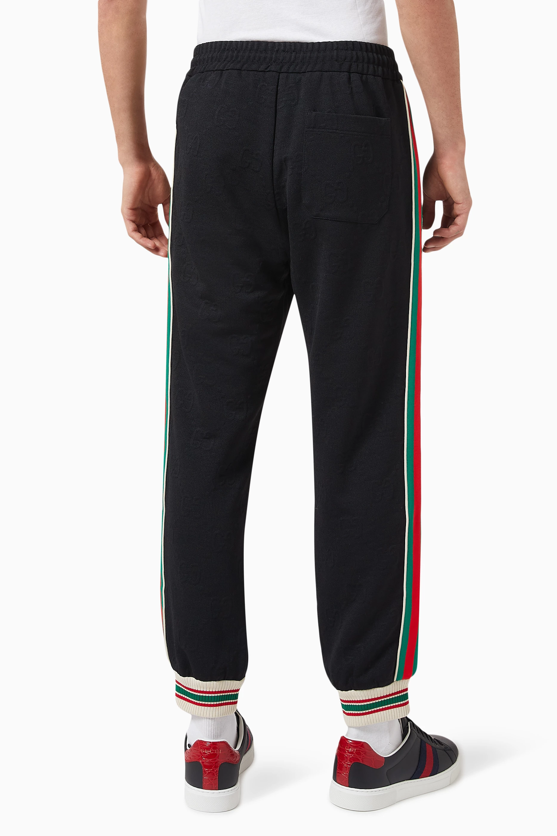 Jogging Pants Gucci Stripe Sweatpants Buy Gucci Black Jogger Pants