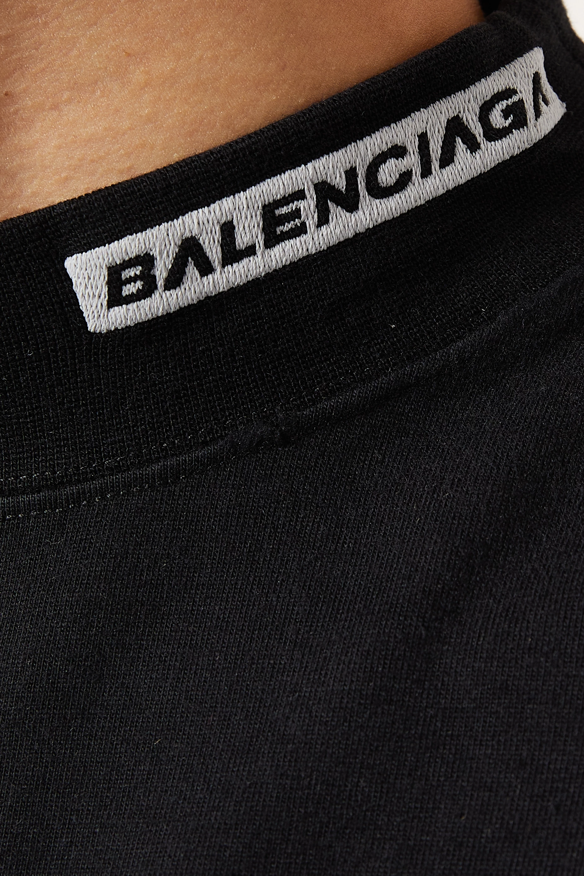 Buy Balenciaga Black Unisex Top League Oversized T-shirt in Cotton 