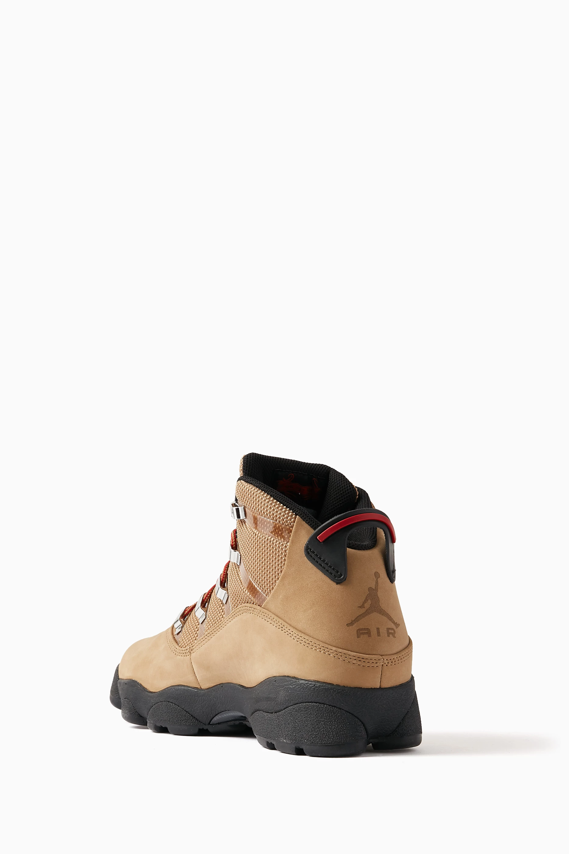 Buy Jordan Multicolour Winterized Rings Boots in Leather For Men
