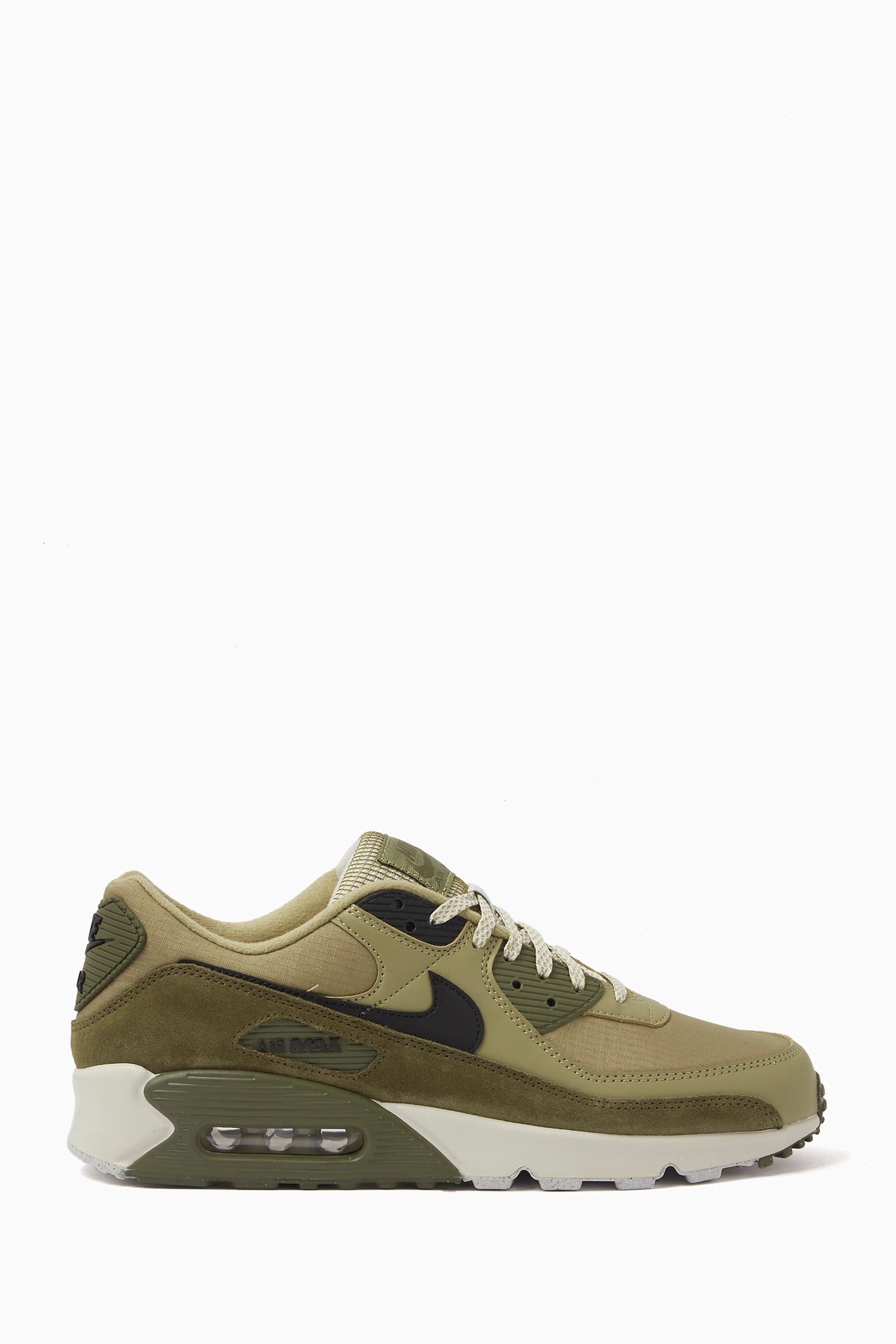 Buy Nike Green Air Max 90 EWT Sneakers in Leather and Suede For Men Online Ounass Saudi