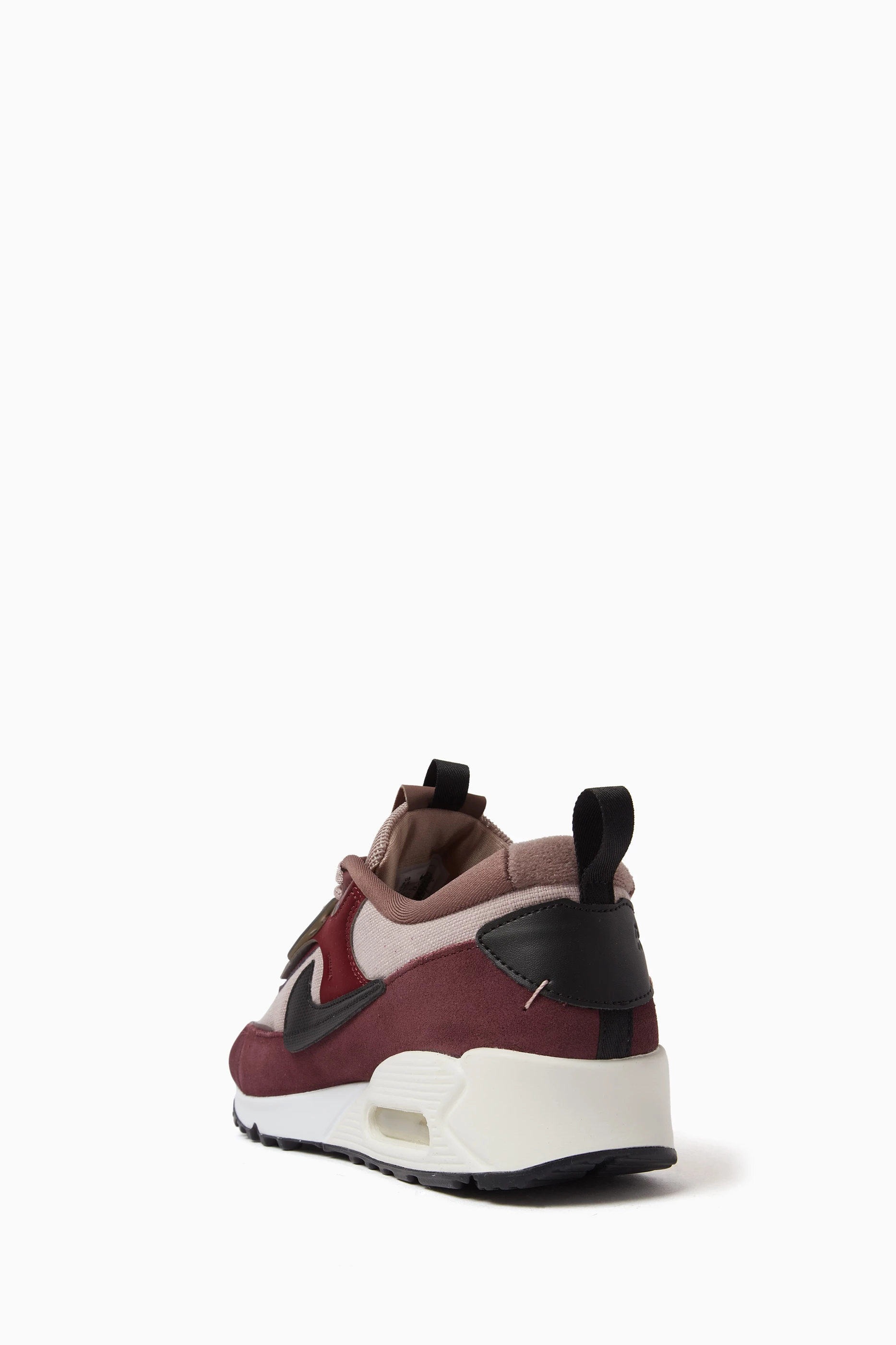 Buy Nike Burgundy Air Max 90 Futura Sneakers in Suede For Women Online Ounass Saudi
