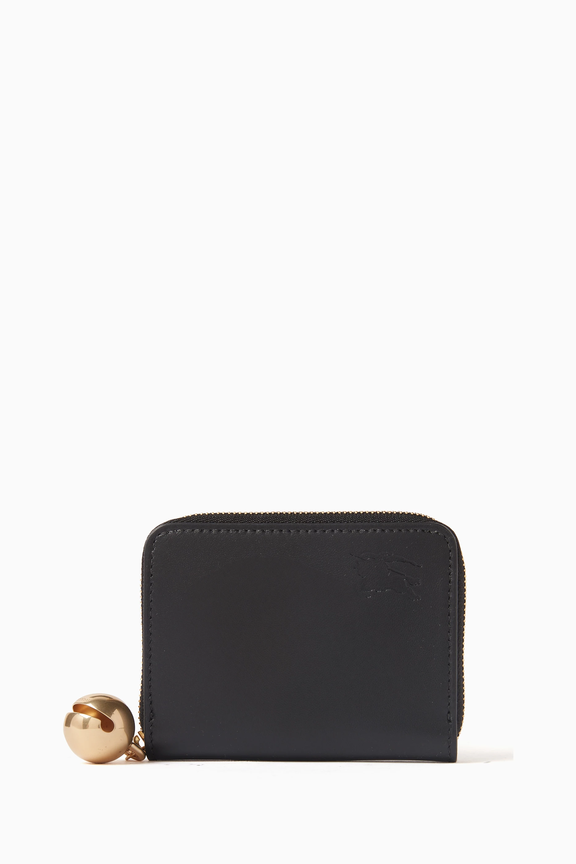 Buy Burberry Black EKD Bell charm Wallet in Leather For Women Online Ounass Saudi