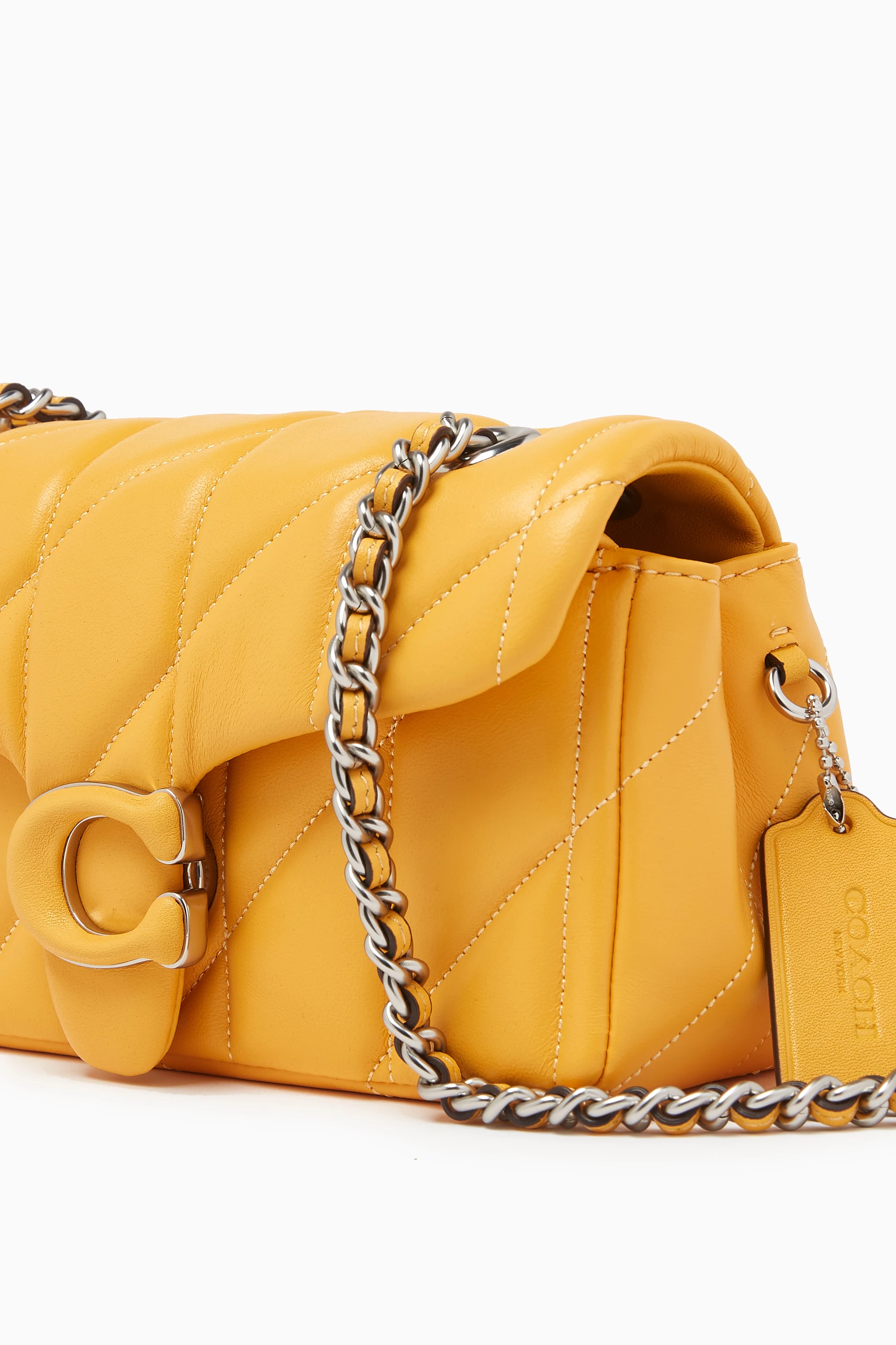 Buy Coach Yellow Tabby 20 Quilted Shoulder Bag in Nappa For Women Online Ounass Saudi