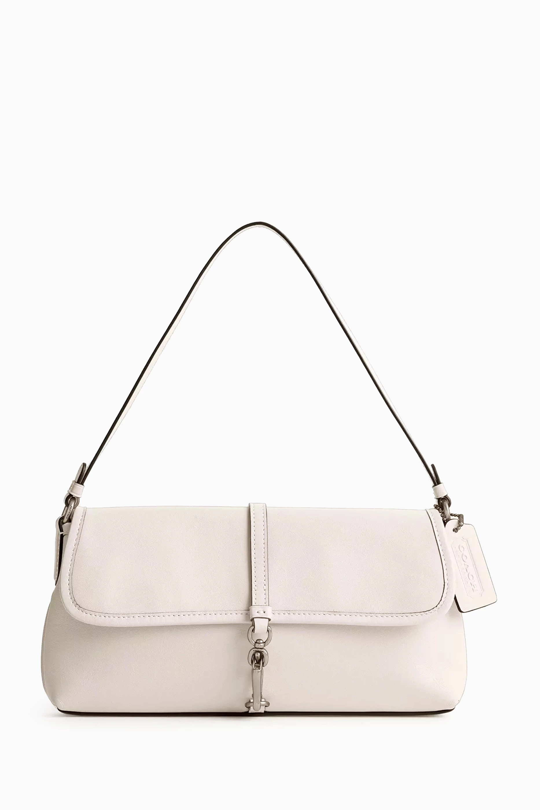 Coach white handbags deals