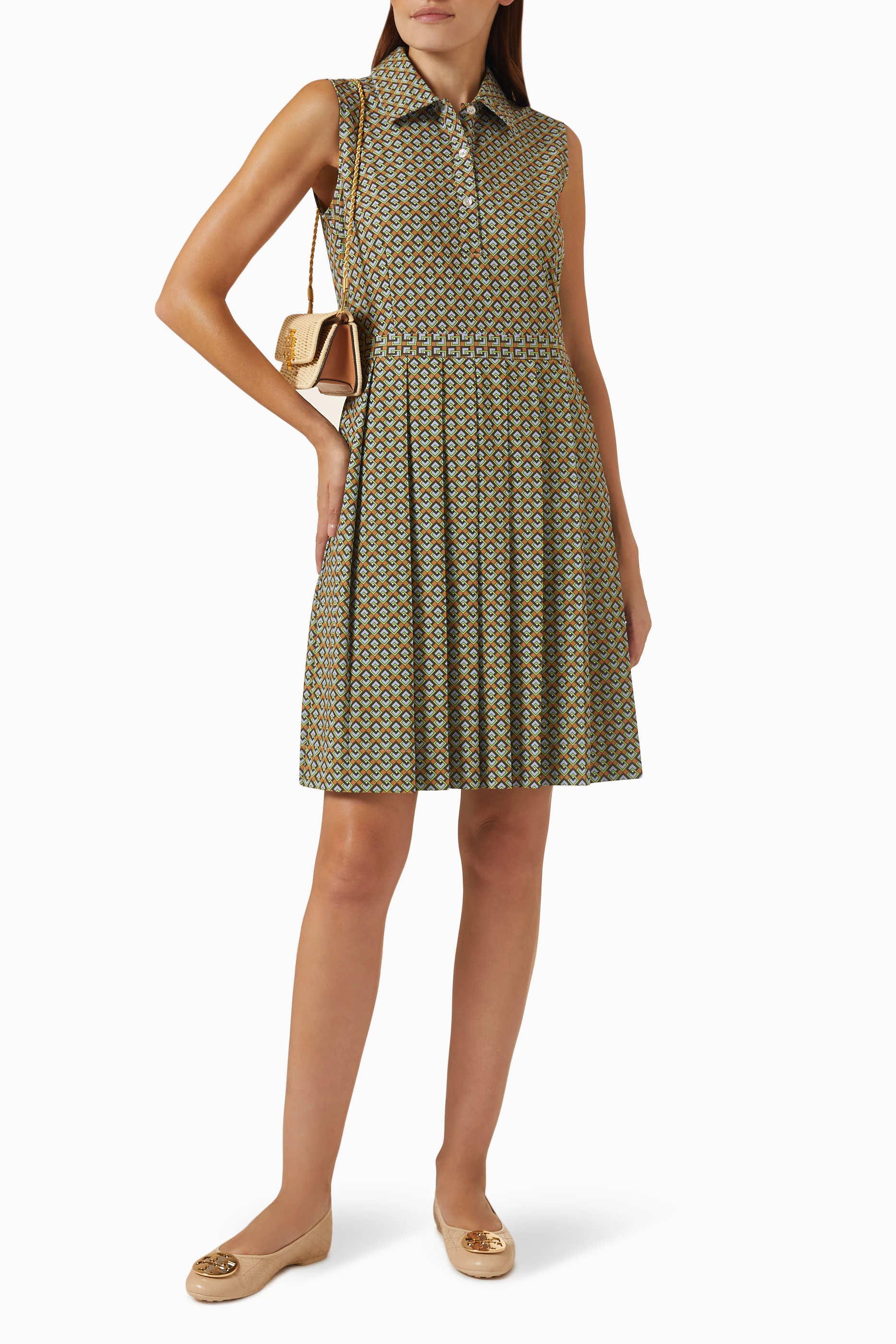 Tory burch pleated golf dress outlet