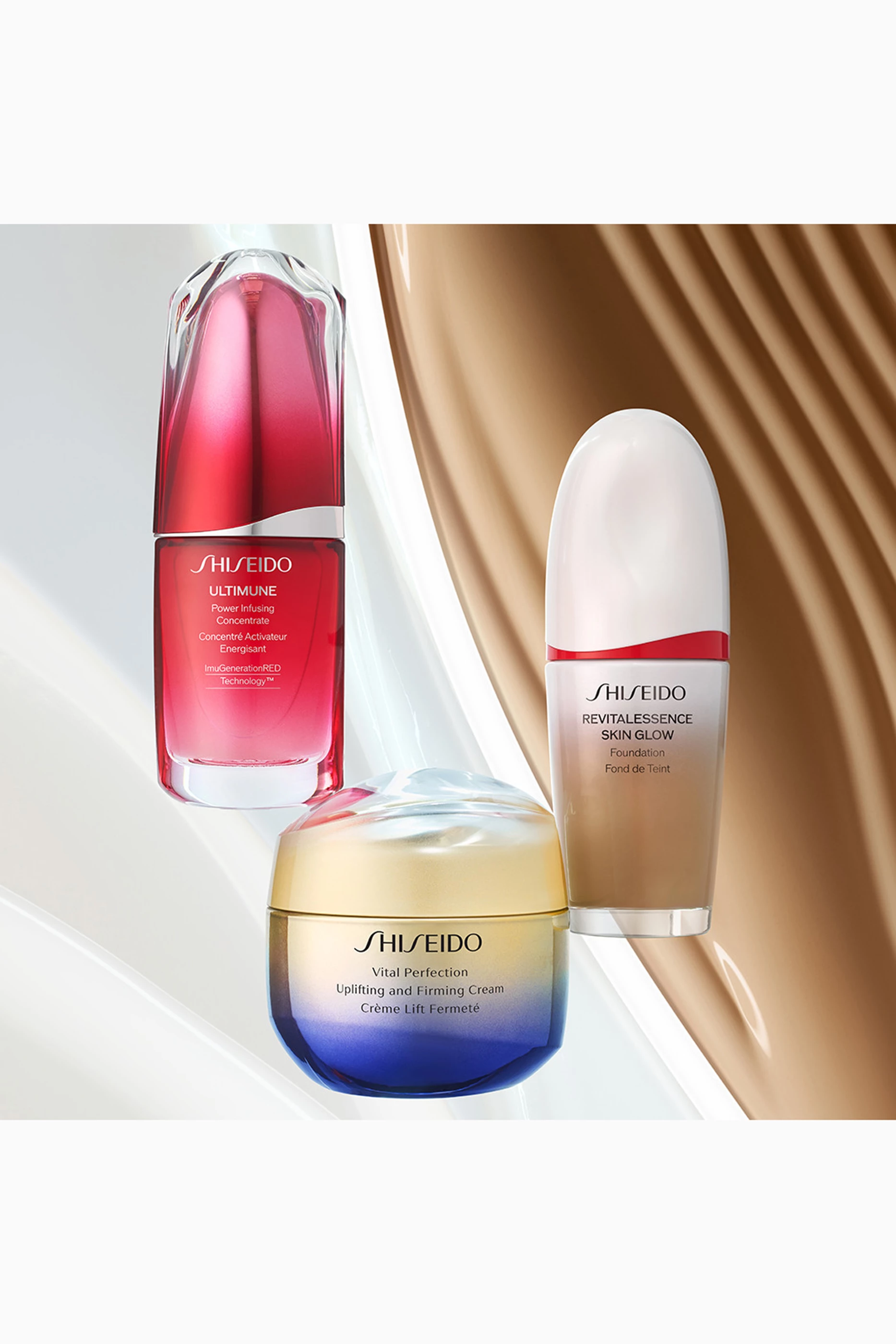 新品未使用 REVITALESSENCE SKIN GLOW 220 Linen REVITALESSENCE SKIN GLOW Foundation | SHISEIDO
