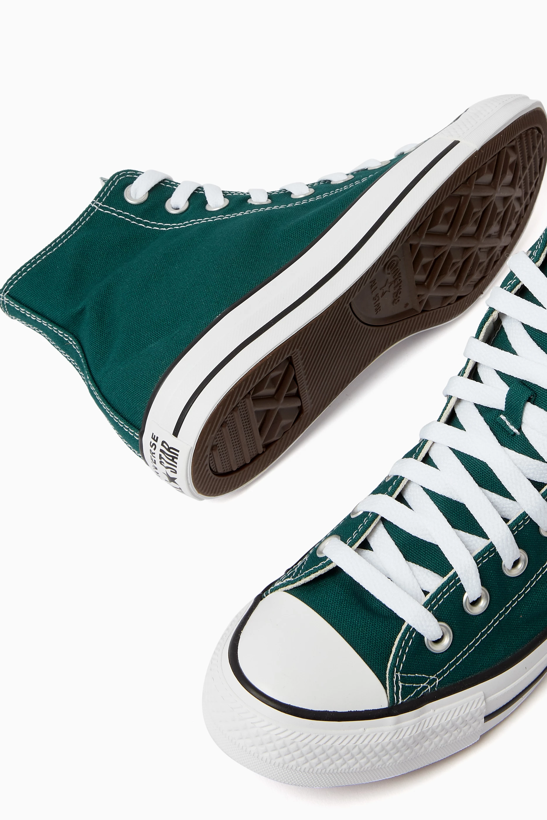 Buy Converse Green Chuck Taylor All Star High top Sneakers in Canvas For Women Online Ounass Saudi