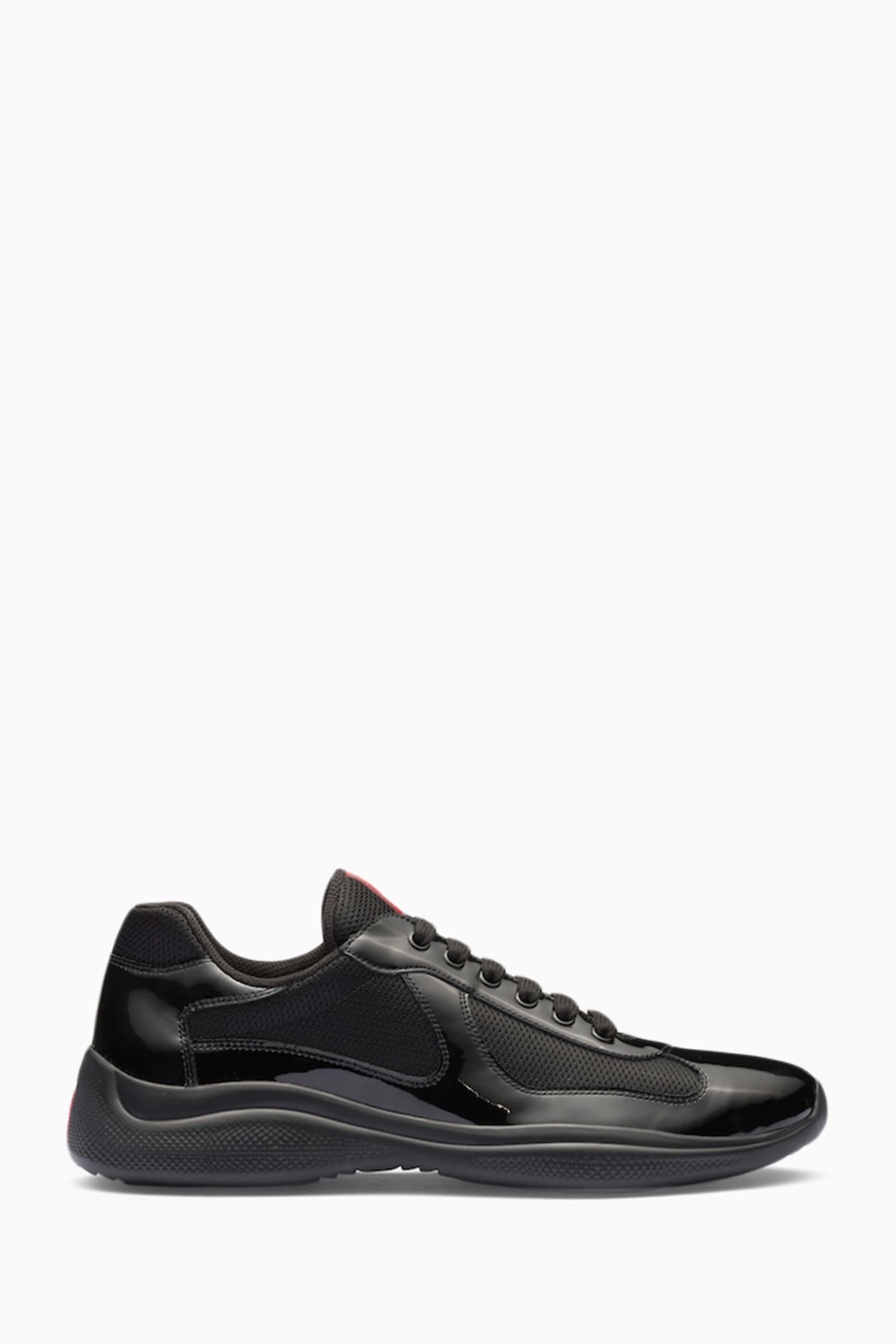 Prada americas cup black patent outlet