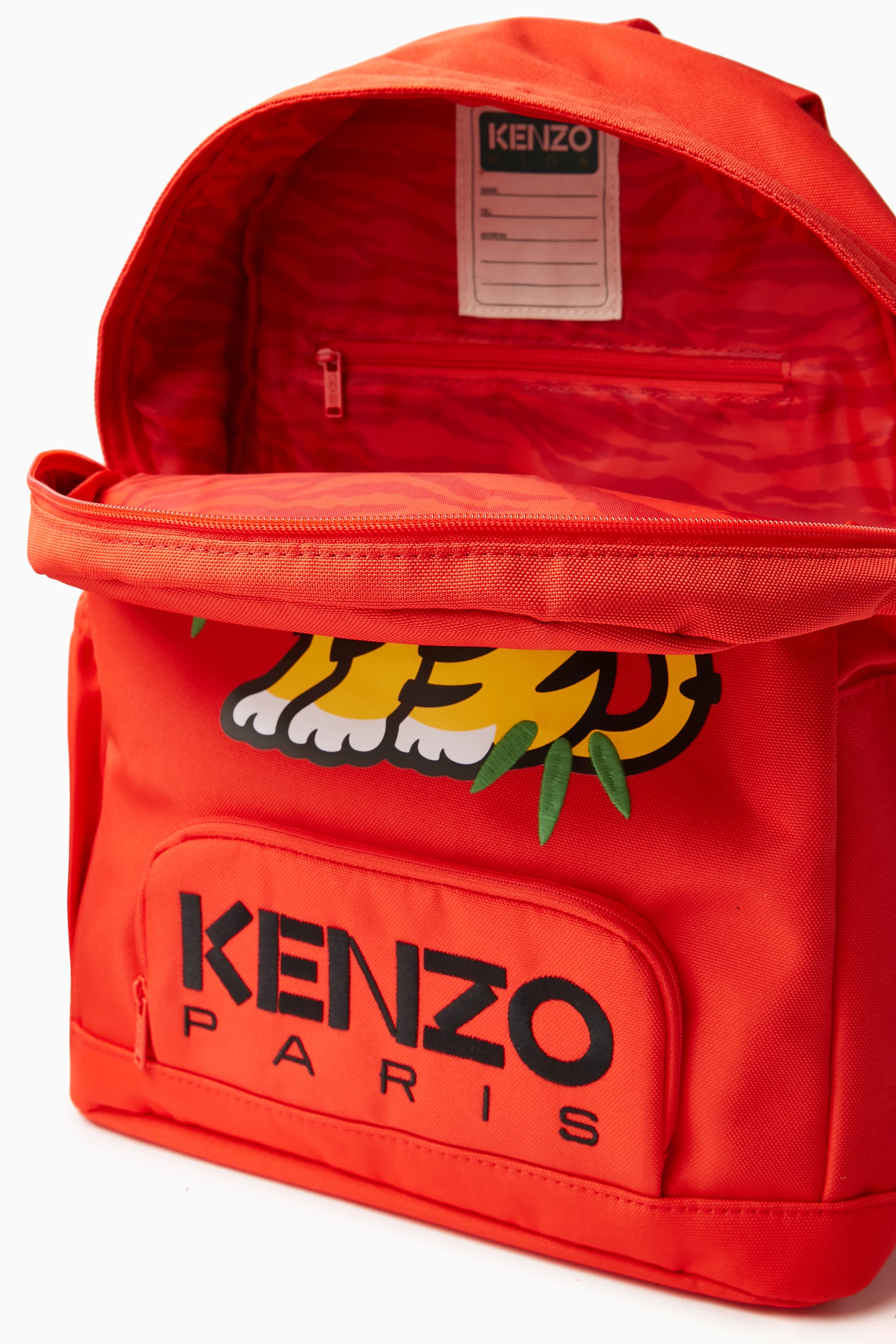 Buy KENZO KIDS Red Logo embroidered Backpack For Boys Online Ounass Saudi